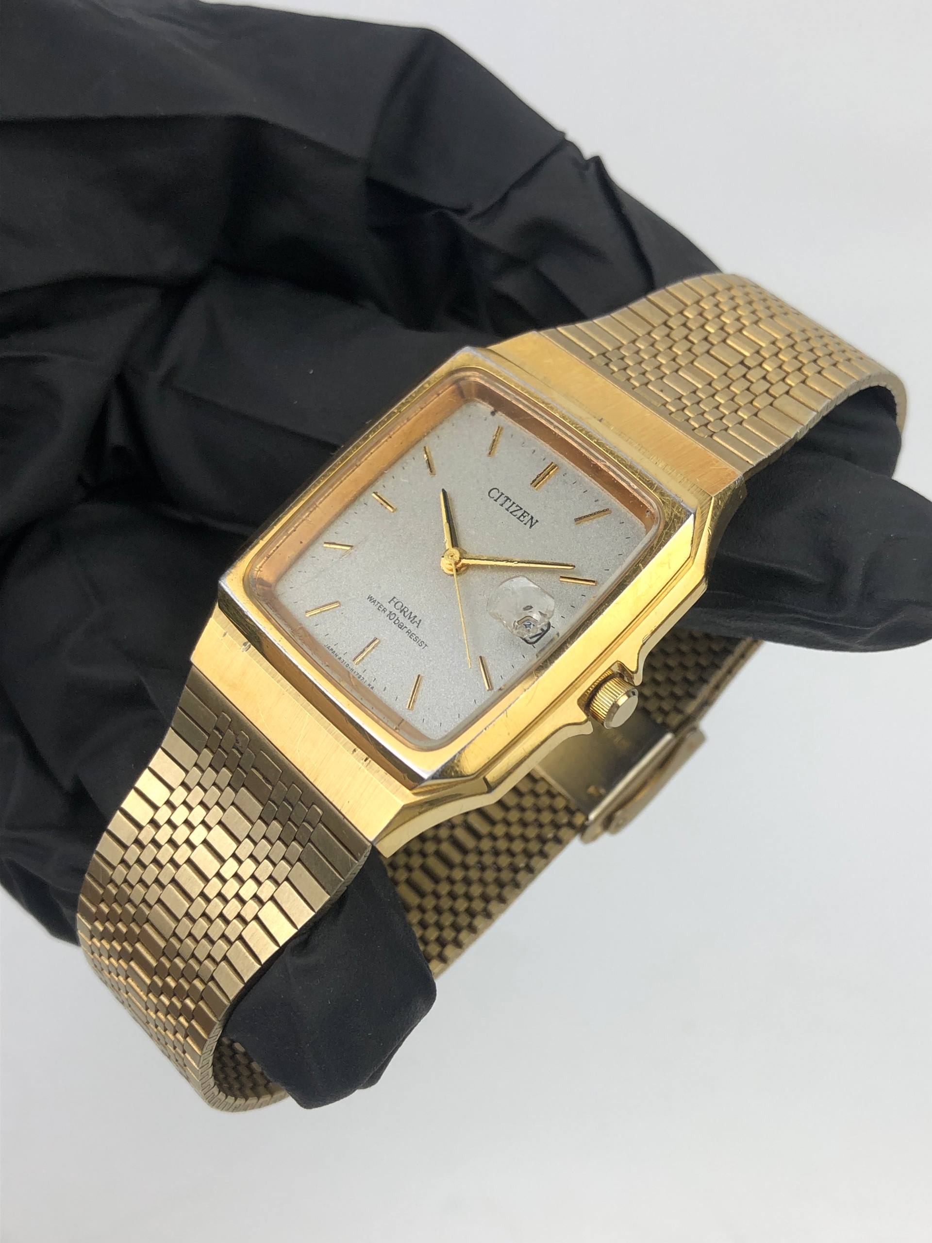 CITIZEN FORMA TV CASE GOLD ALL ORIGINAL - Gambar 3