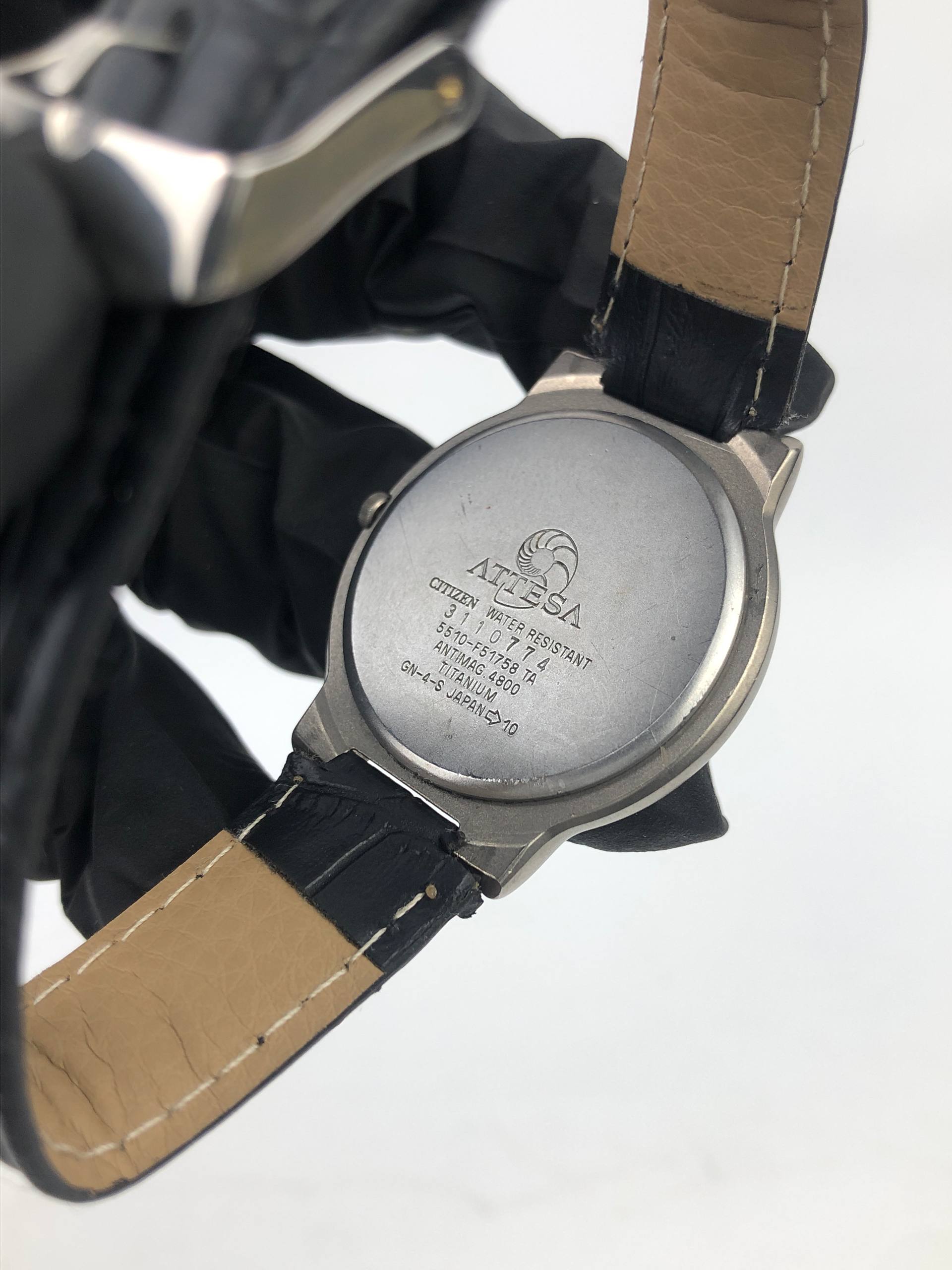 CITIZEN ATTESA TITANIUM BLUE DIAL - Gambar 7