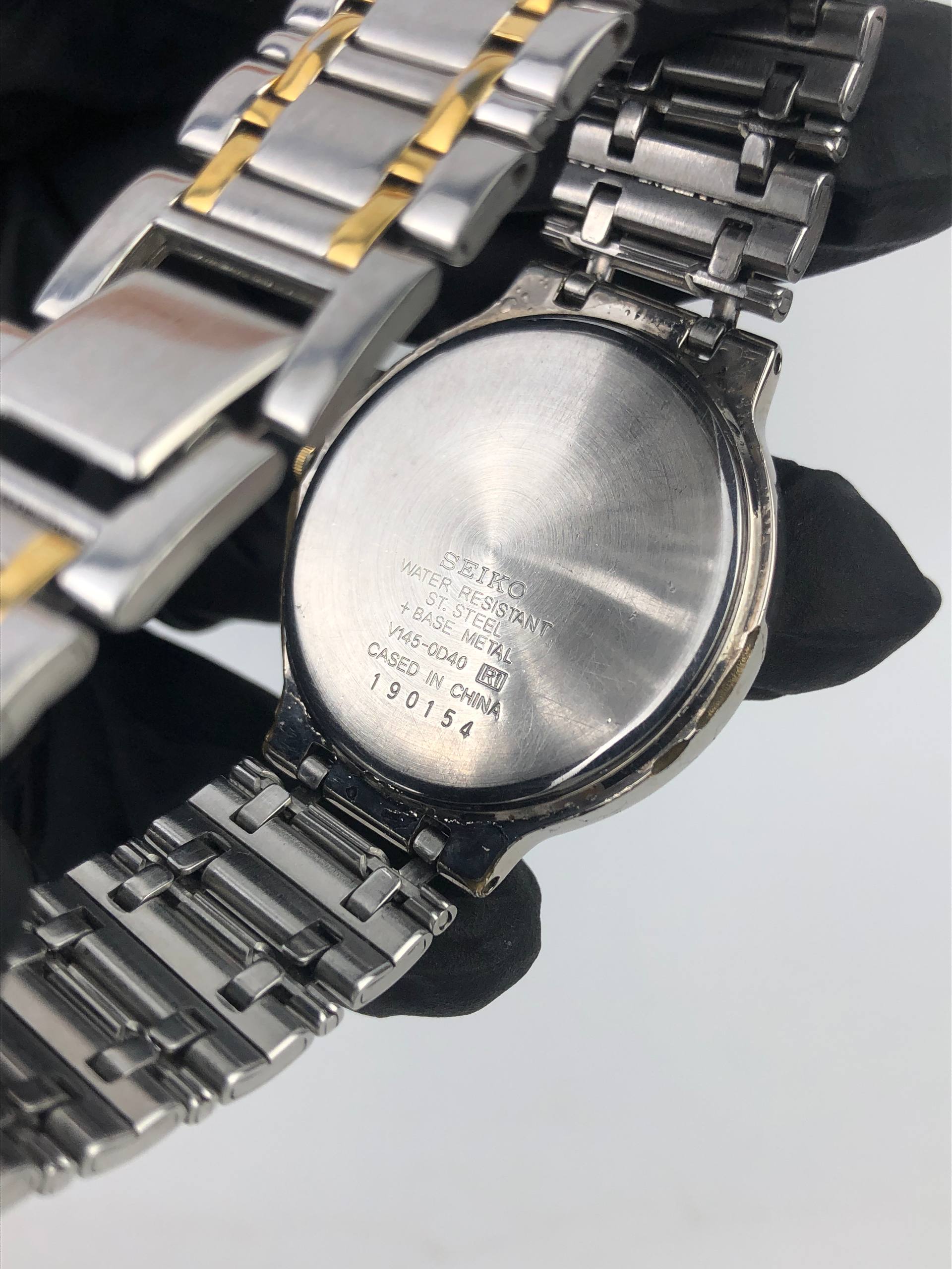 SEIKO SOLAR TWOTONE ALL ORIGINAL - Gambar 8