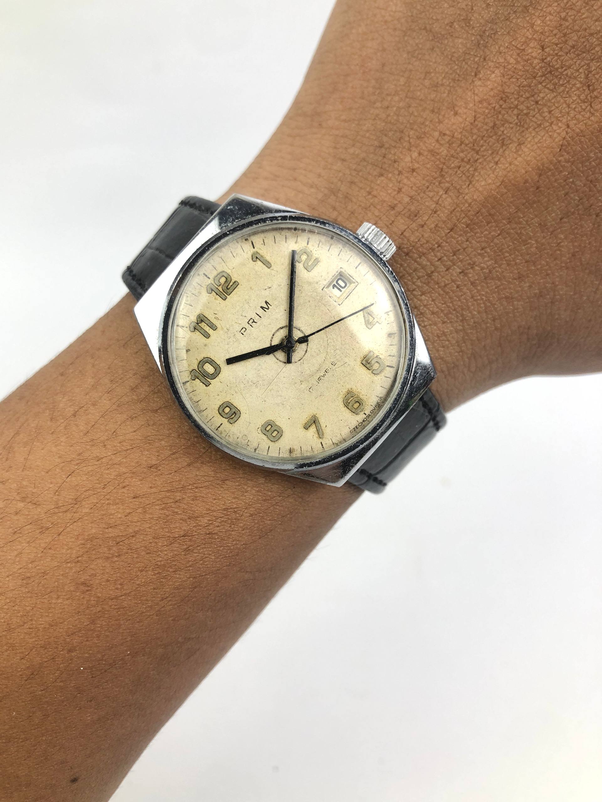 VINTAGE WATCH PRIM AGING DIAL MANUAL WINDING