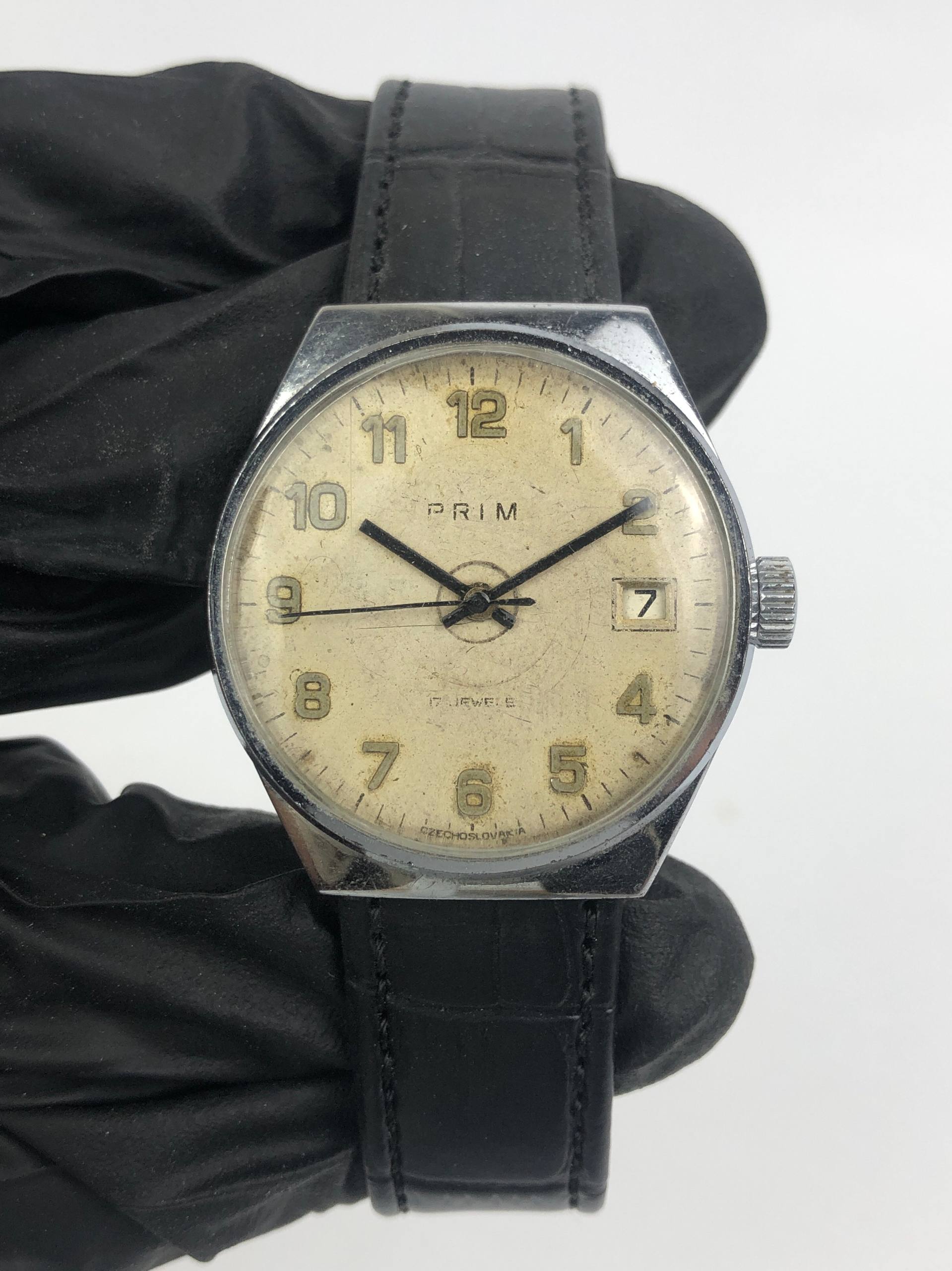 VINTAGE WATCH PRIM AGING DIAL MANUAL WINDING - Gambar 2