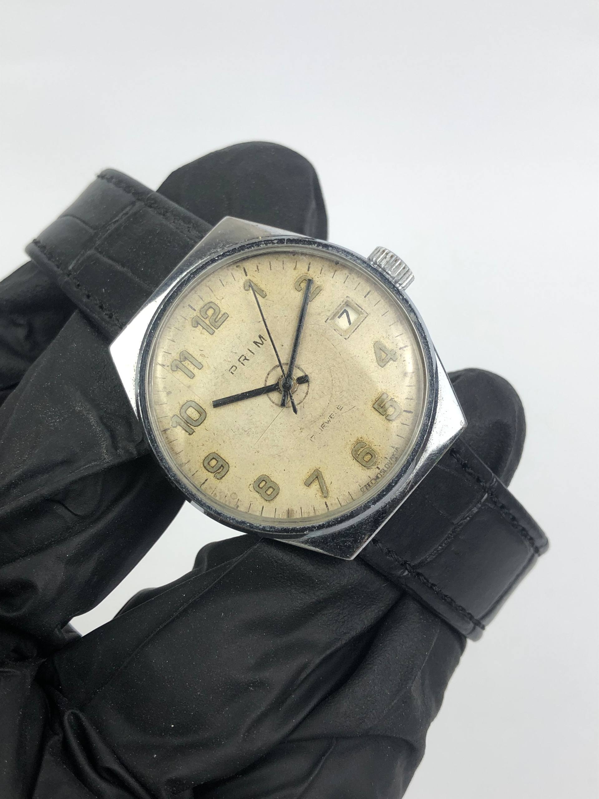 VINTAGE WATCH PRIM AGING DIAL MANUAL WINDING - Gambar 4