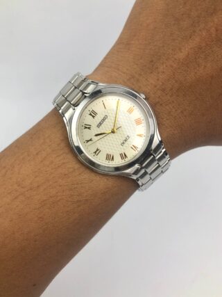 SEIKO 8J41-0A10 DOLCE ROMAN GUILOCHE DIAL ALL ORI