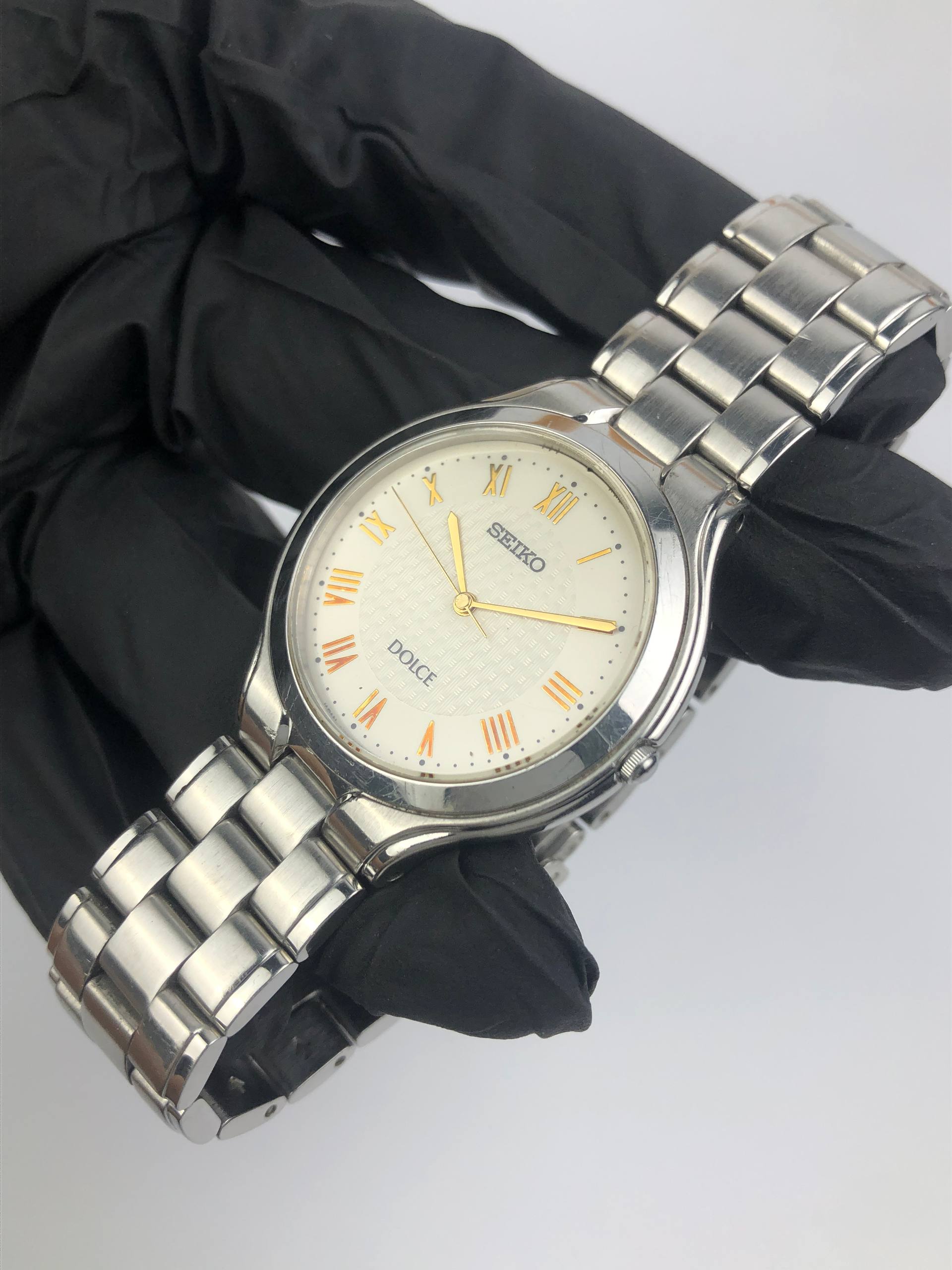 SEIKO 8J41-0A10 DOLCE ROMAN GUILOCHE DIAL ALL ORI - Gambar 2