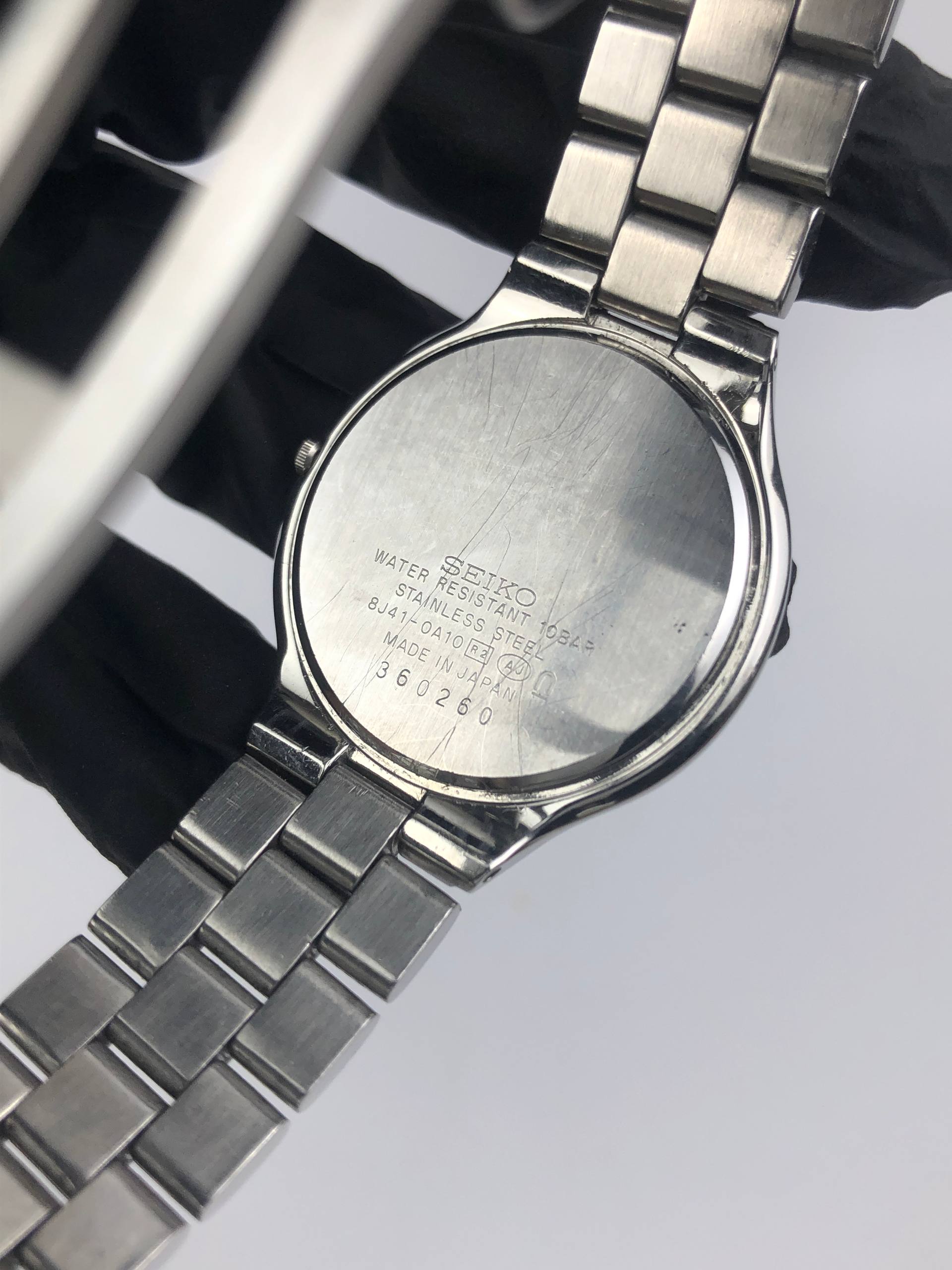 SEIKO 8J41-0A10 DOLCE ROMAN GUILOCHE DIAL ALL ORI - Gambar 8
