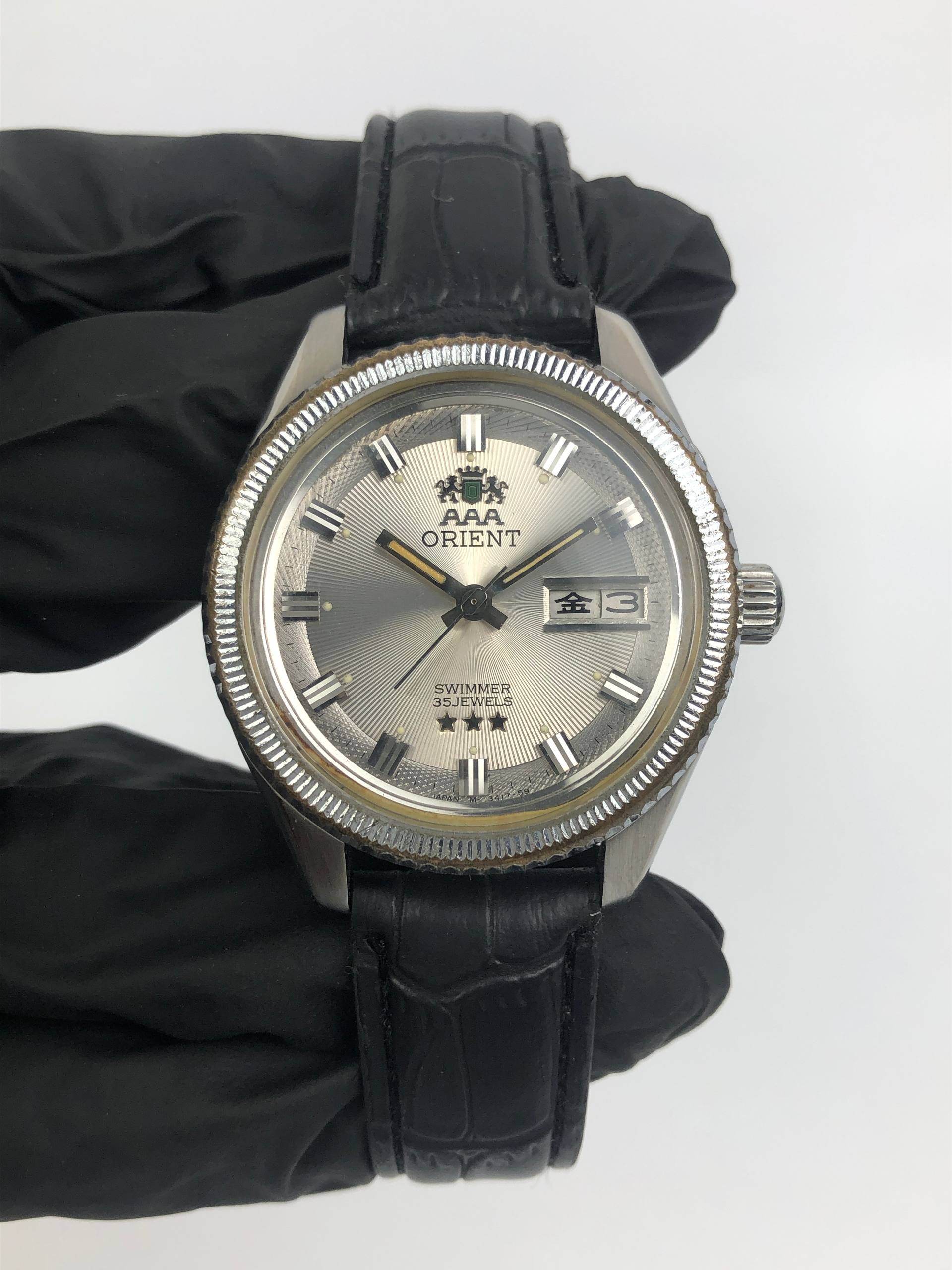 ORIENT SWIMMER TRIPLE A JAPAN DAYDATE AUTOMATIC - Gambar 2