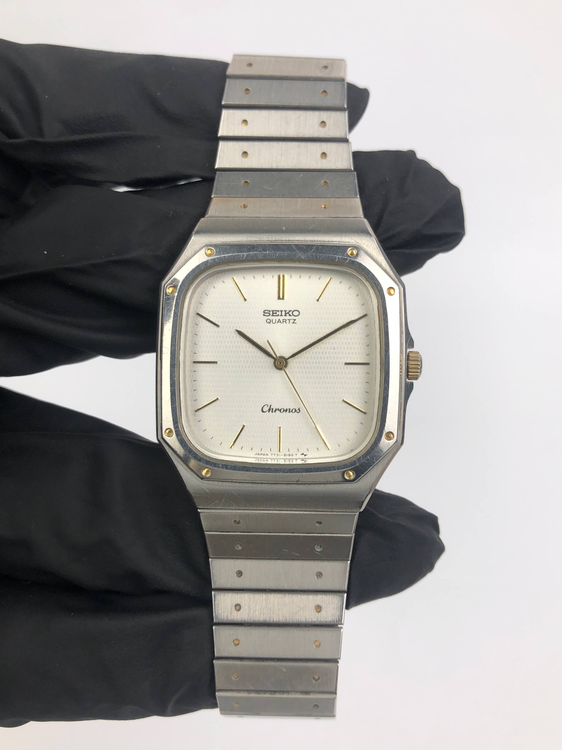 SEIKO CHRONOS TEXTURE DIAL MULTIGONAL CASE ALL ORI - Gambar 2