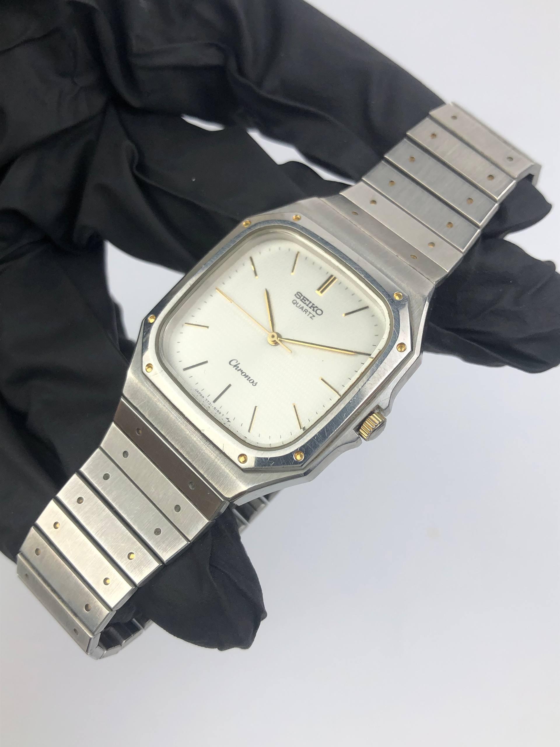 SEIKO CHRONOS TEXTURE DIAL MULTIGONAL CASE ALL ORI - Gambar 3