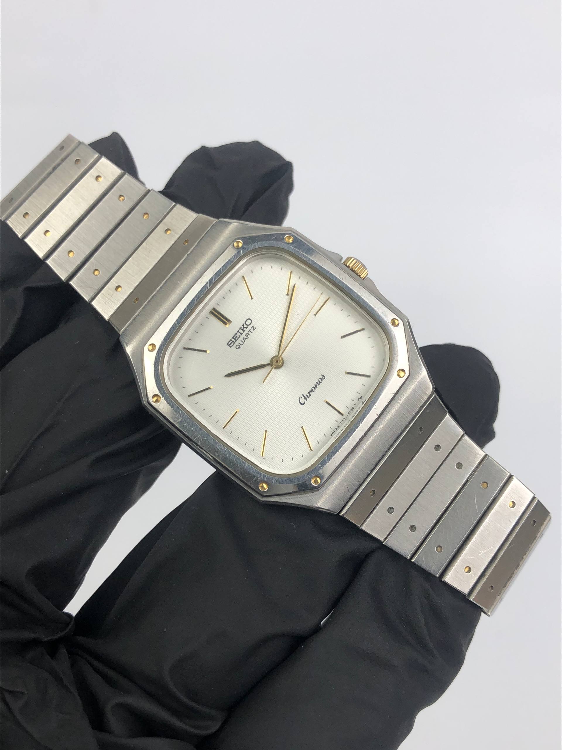 SEIKO CHRONOS TEXTURE DIAL MULTIGONAL CASE ALL ORI - Gambar 4