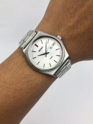 SEIKO 7N48-7000 JAPAN SPIRIT DAYDATE SNOWFLAKE DIAL