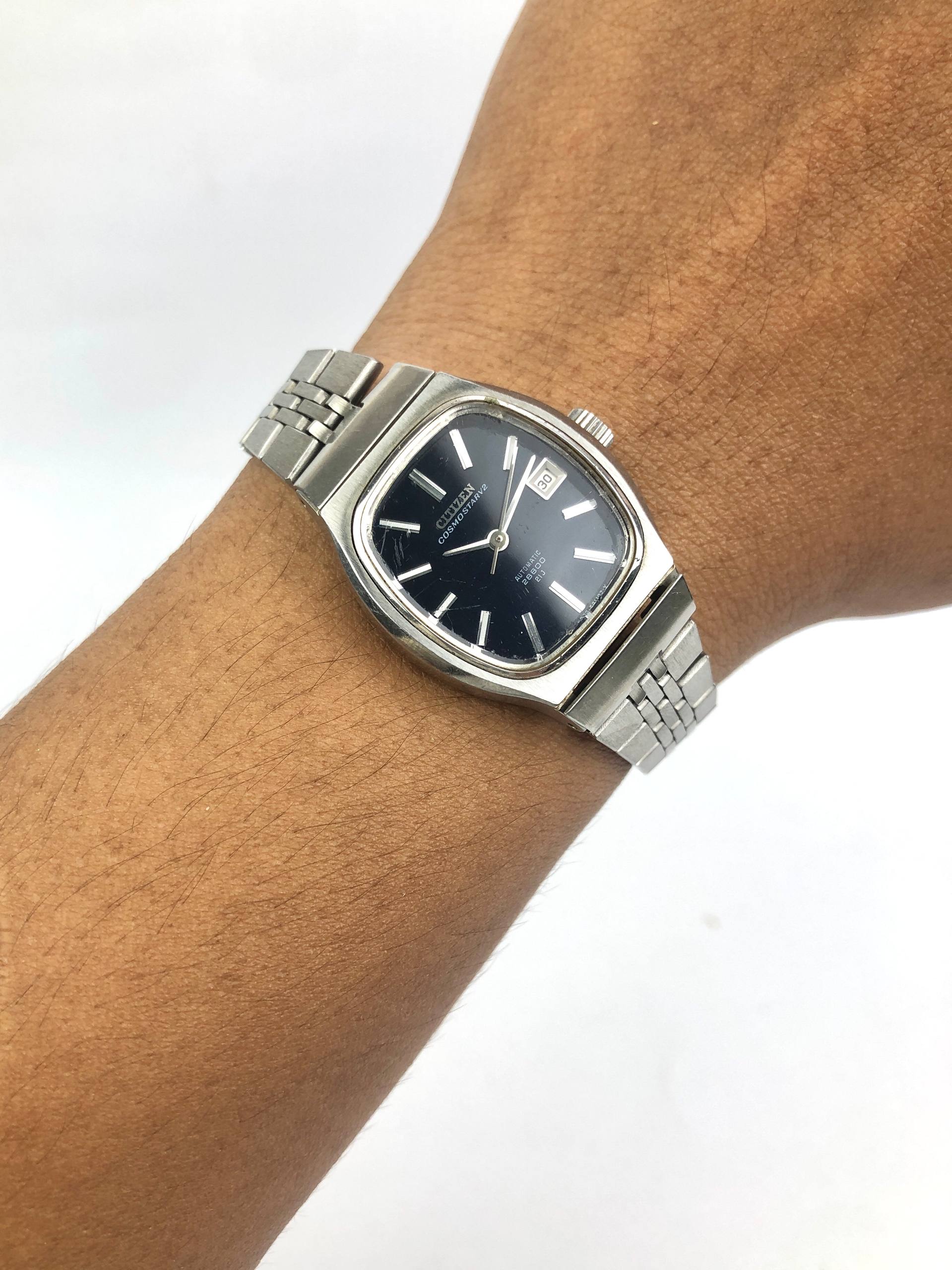 CITIZEN COSMOSTAR HI BEAT V2 6900 BLUE DIAL ALL ORIGINAL