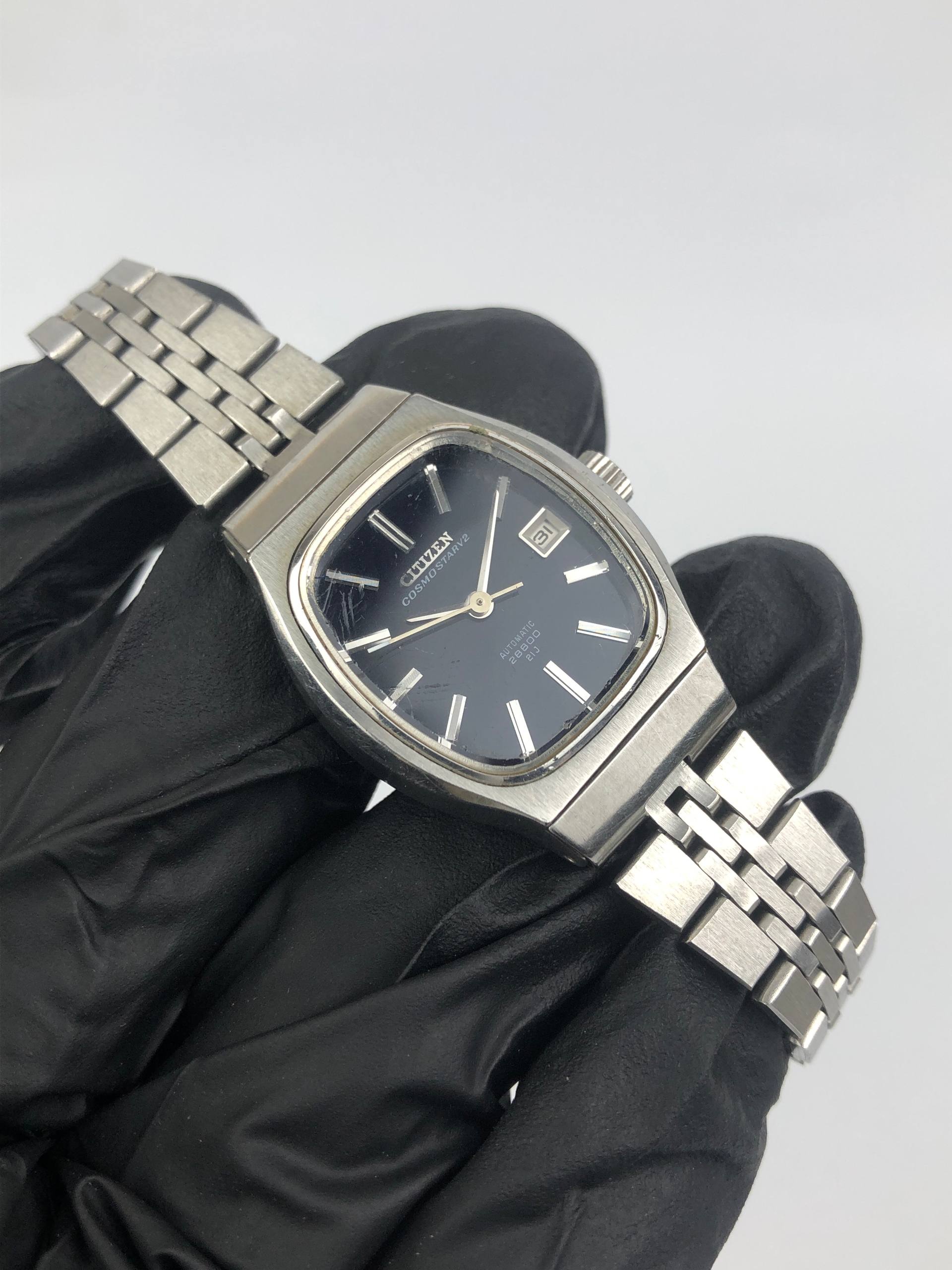 CITIZEN COSMOSTAR HI BEAT V2 6900 BLUE DIAL ALL ORIGINAL - Gambar 4