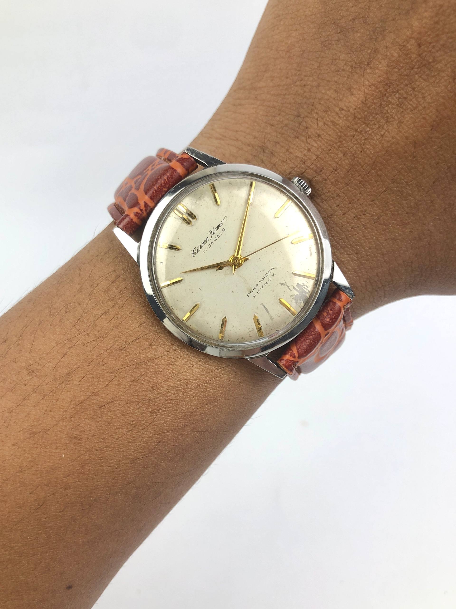 CITIZEN HOMER PARASHOCK PHYNOX 17JEWELS