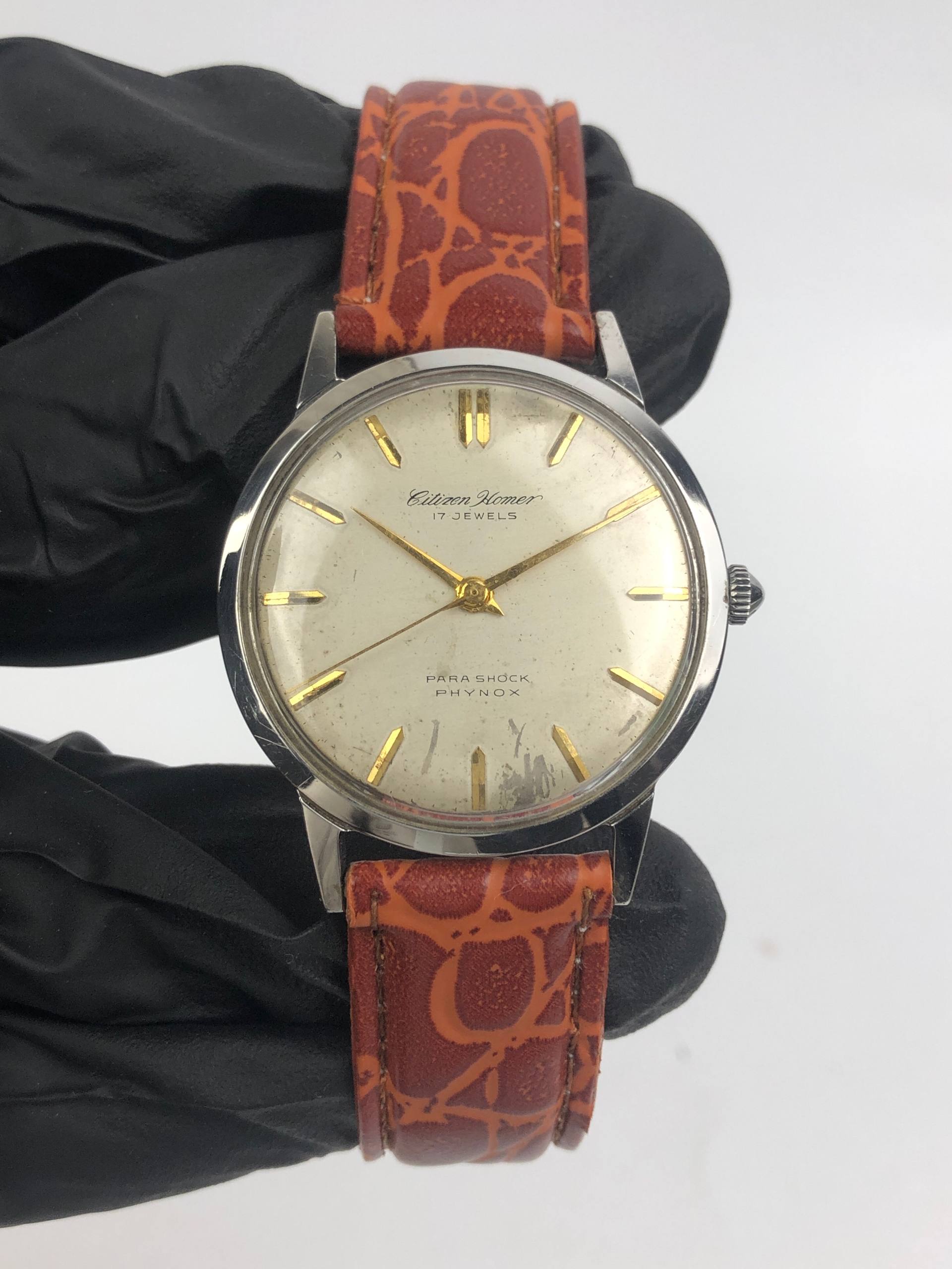CITIZEN HOMER PARASHOCK PHYNOX 17JEWELS - Gambar 2