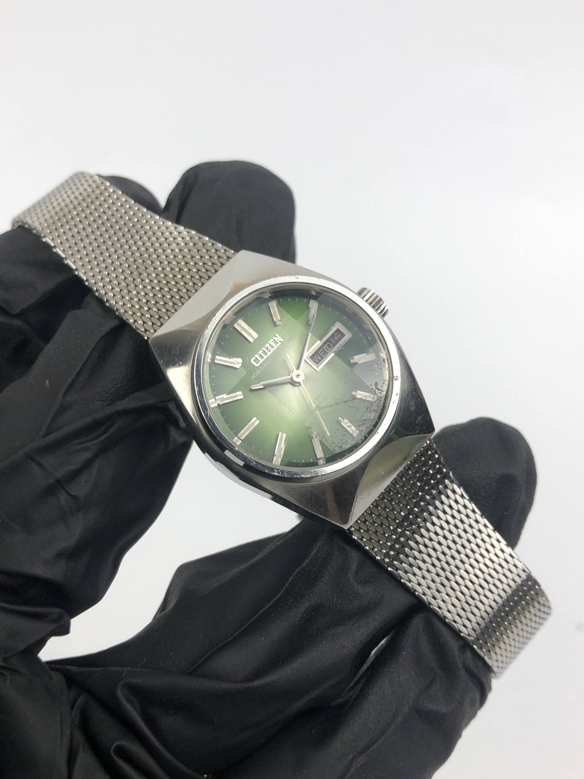 CITIZEN HI BEAT COSMOSTAR LADY GREEN DIAL - Gambar 4