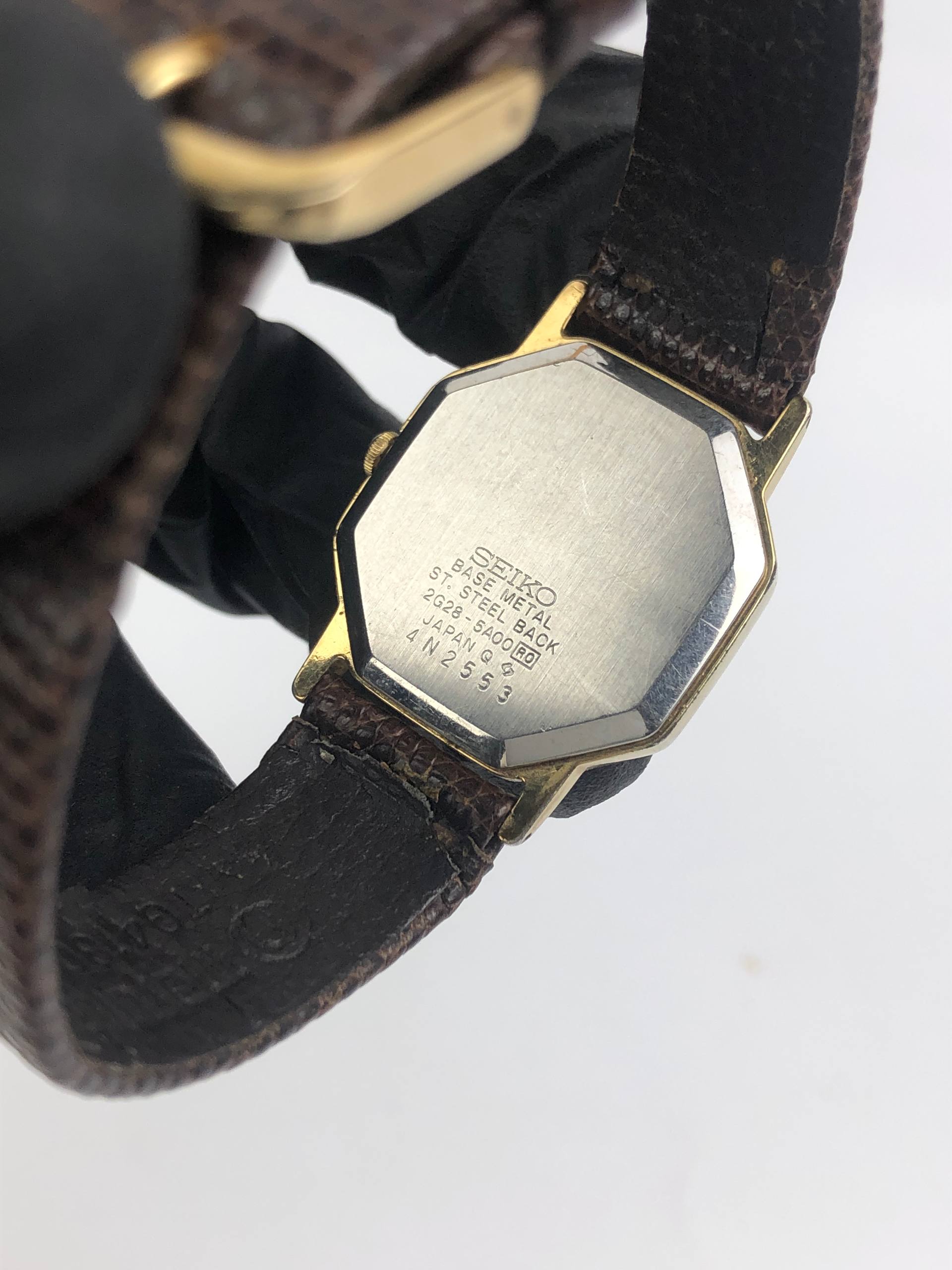 SEIKO SMALL SECOND 2G28-5A00 OCTAGON ROMAN DIAL - Gambar 7