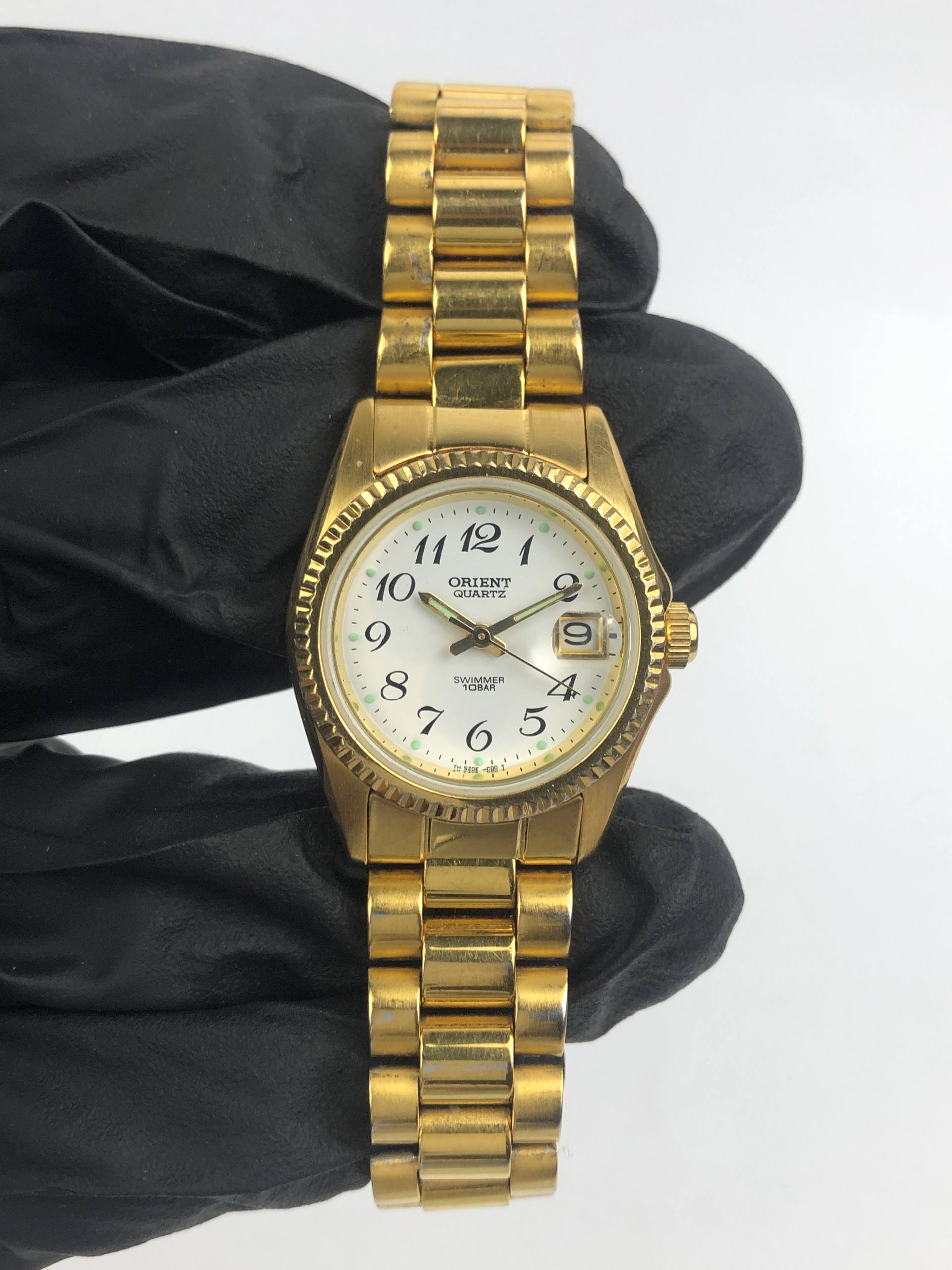 ORIENT SWIMMER QUARTZ LADIES FLUTED BEZEL - Gambar 2
