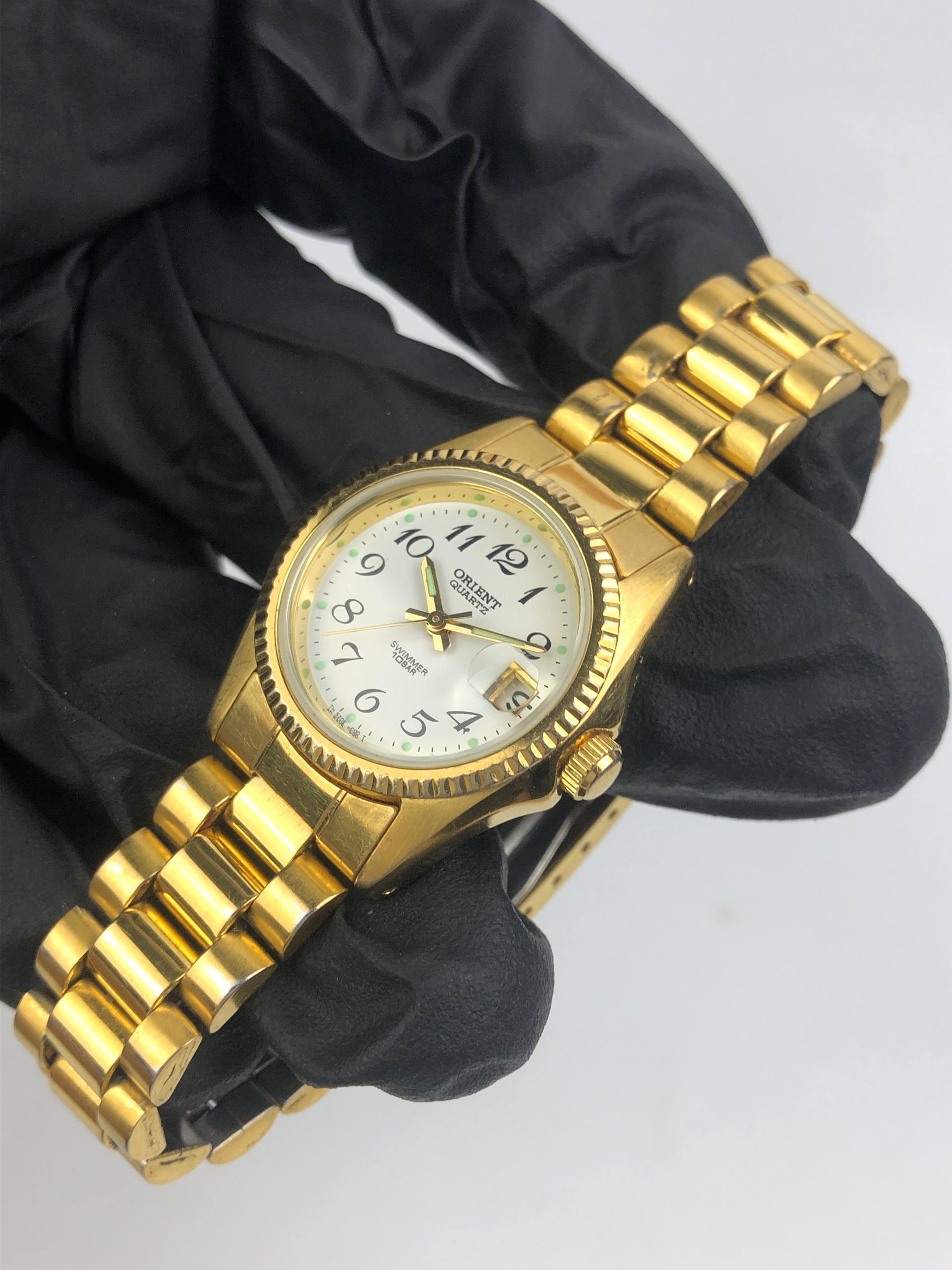 ORIENT SWIMMER QUARTZ LADIES FLUTED BEZEL - Gambar 3