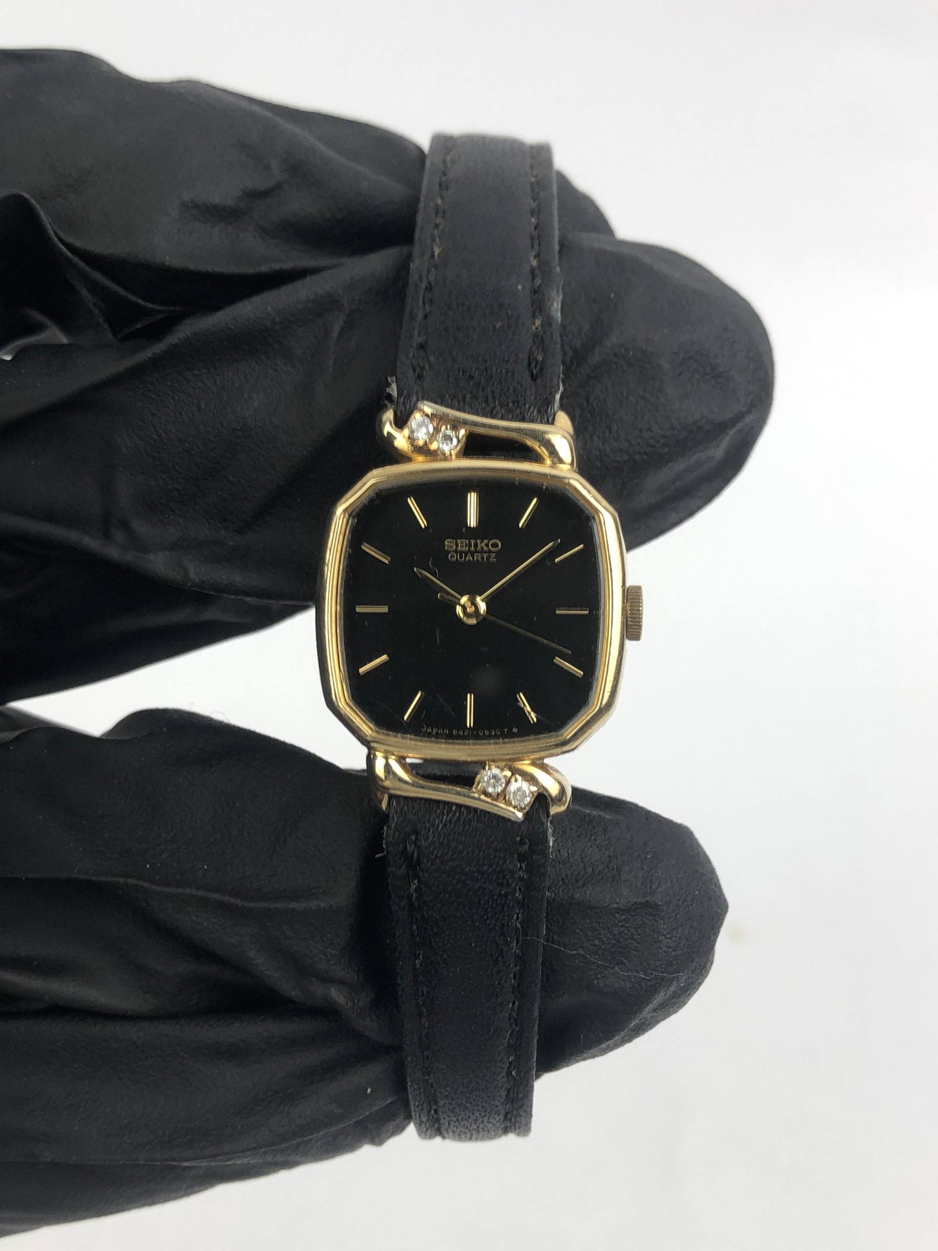 SEIKO OCTAGON VANCY LUG DIAMOND LUG QUARTZ LADIES - Gambar 2