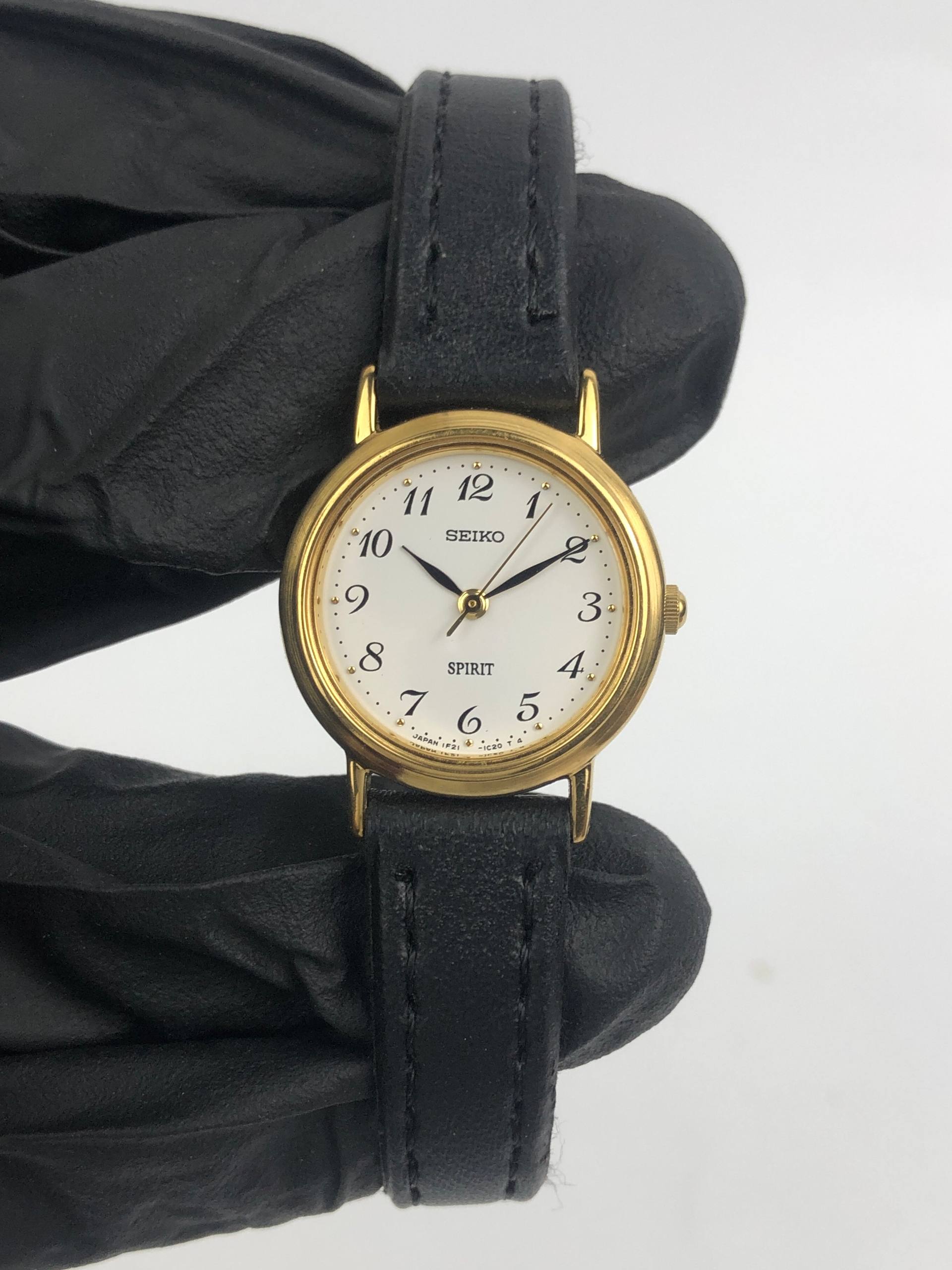 SEIKO 1F21-0M70 SPIRIT BREGUET LADIES ORIGINAL BUCKLE - Gambar 2