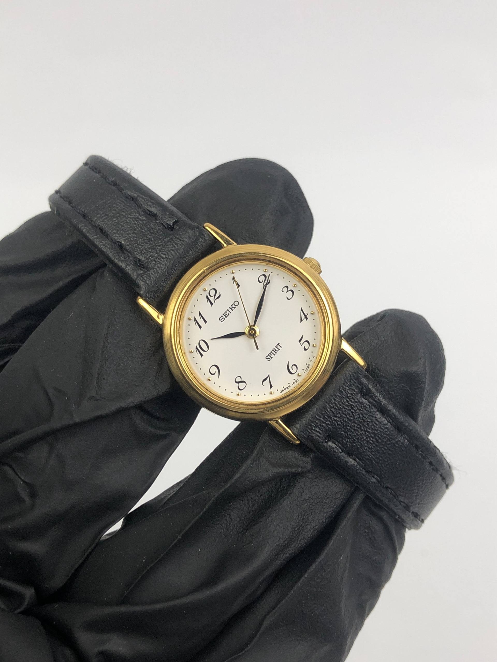 SEIKO 1F21-0M70 SPIRIT BREGUET LADIES ORIGINAL BUCKLE - Gambar 4
