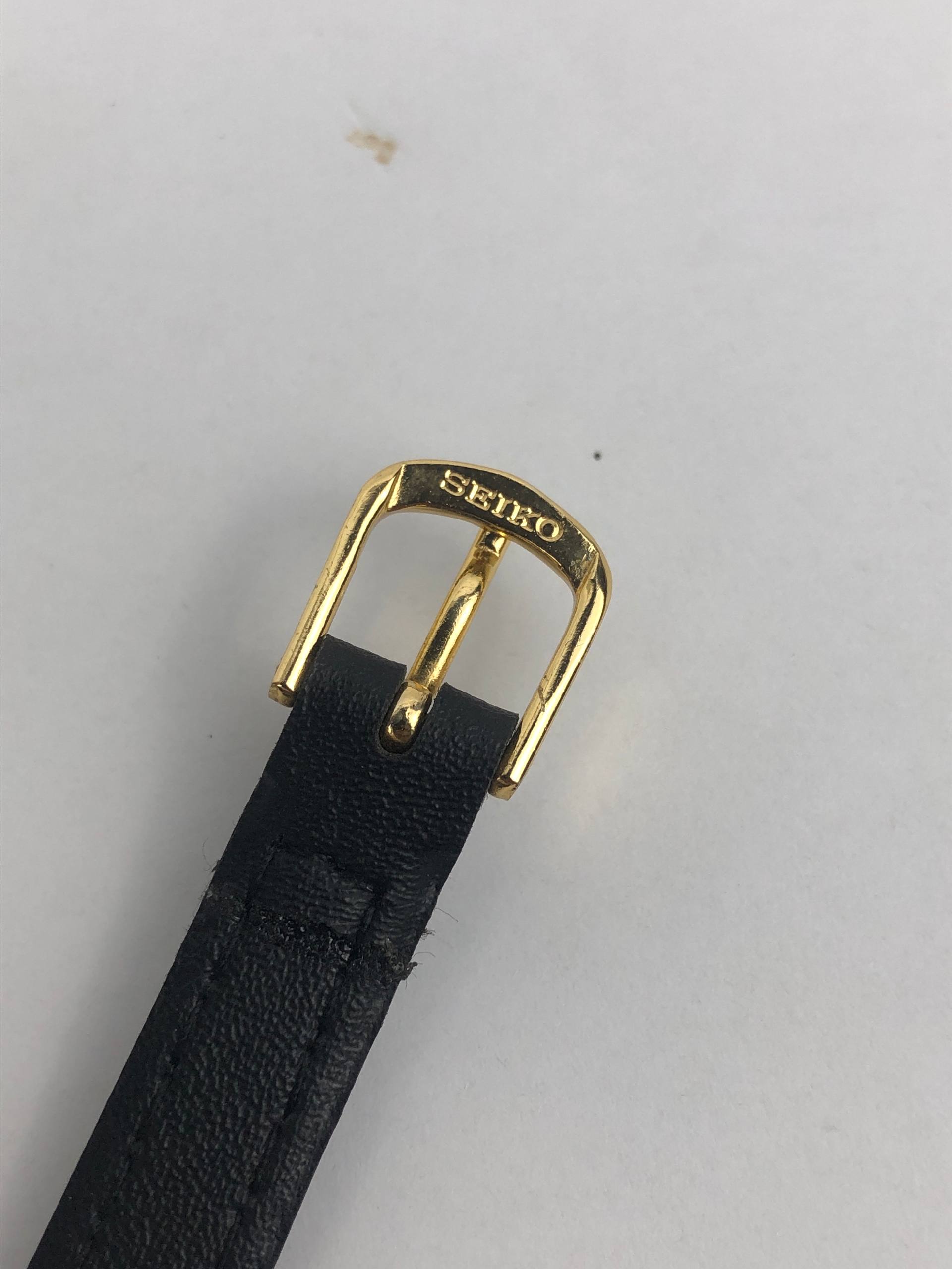 SEIKO 1F21-0M70 SPIRIT BREGUET LADIES ORIGINAL BUCKLE - Gambar 7