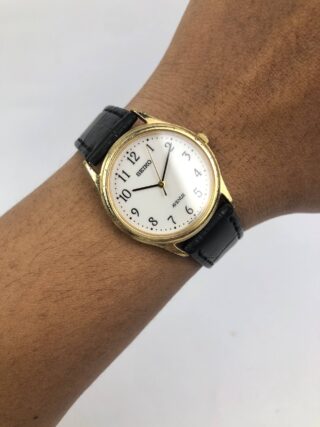 SEIKO 7N01-6490 NUMERIK GOLD ROUNDCASE