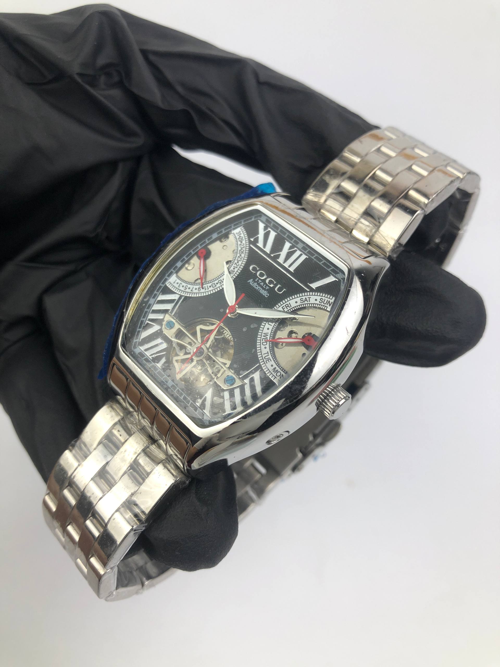 NOS COGU ITALY AUTOMATIC OPEN HEART TONNEAU ALL ORIGINAL - Gambar 4