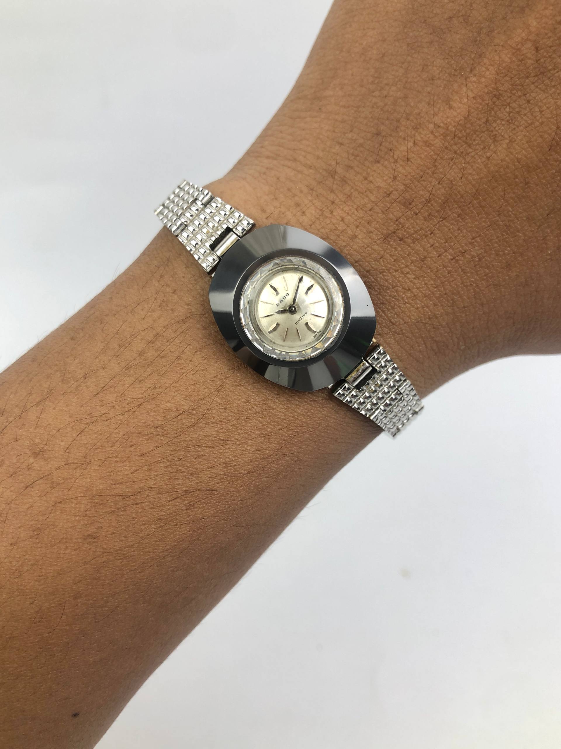 RADO DIASTAR TUNGSTEN/NSAG CASE BANGLE LADY SWISSMADE ALL ORIGINAL