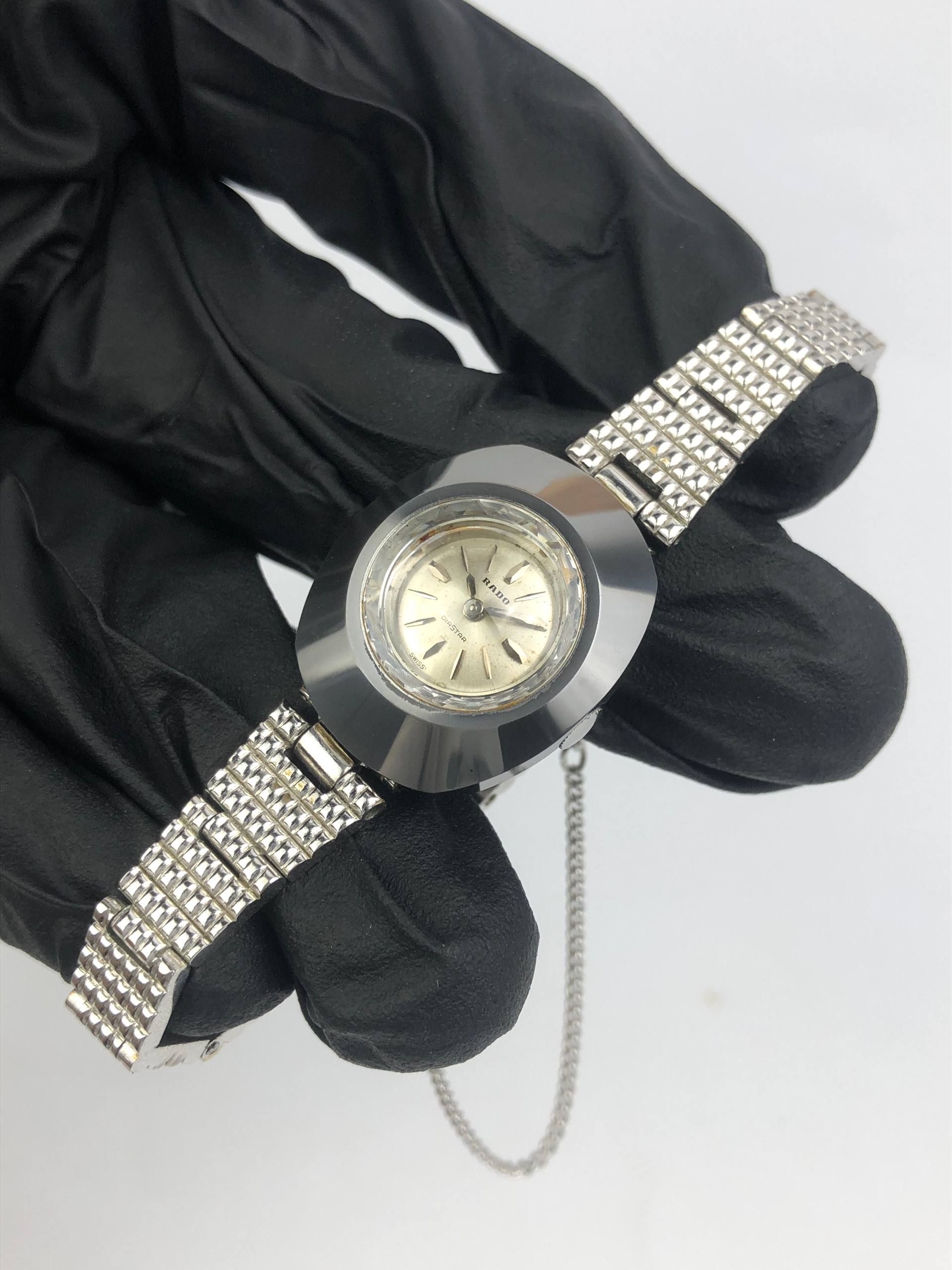 RADO DIASTAR TUNGSTEN/NSAG CASE BANGLE LADY SWISSMADE ALL ORIGINAL - Gambar 3
