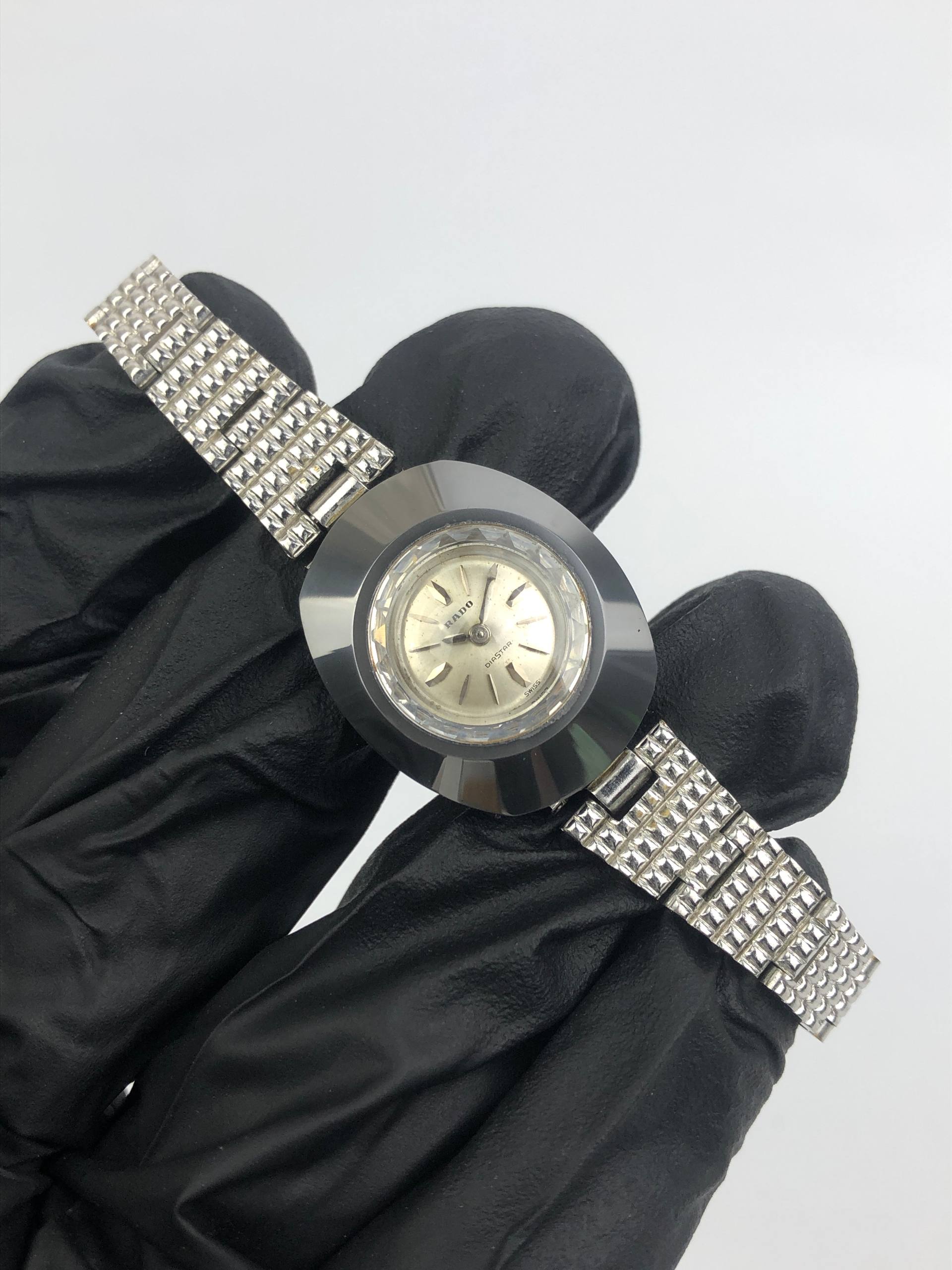 RADO DIASTAR TUNGSTEN/NSAG CASE BANGLE LADY SWISSMADE ALL ORIGINAL - Gambar 4