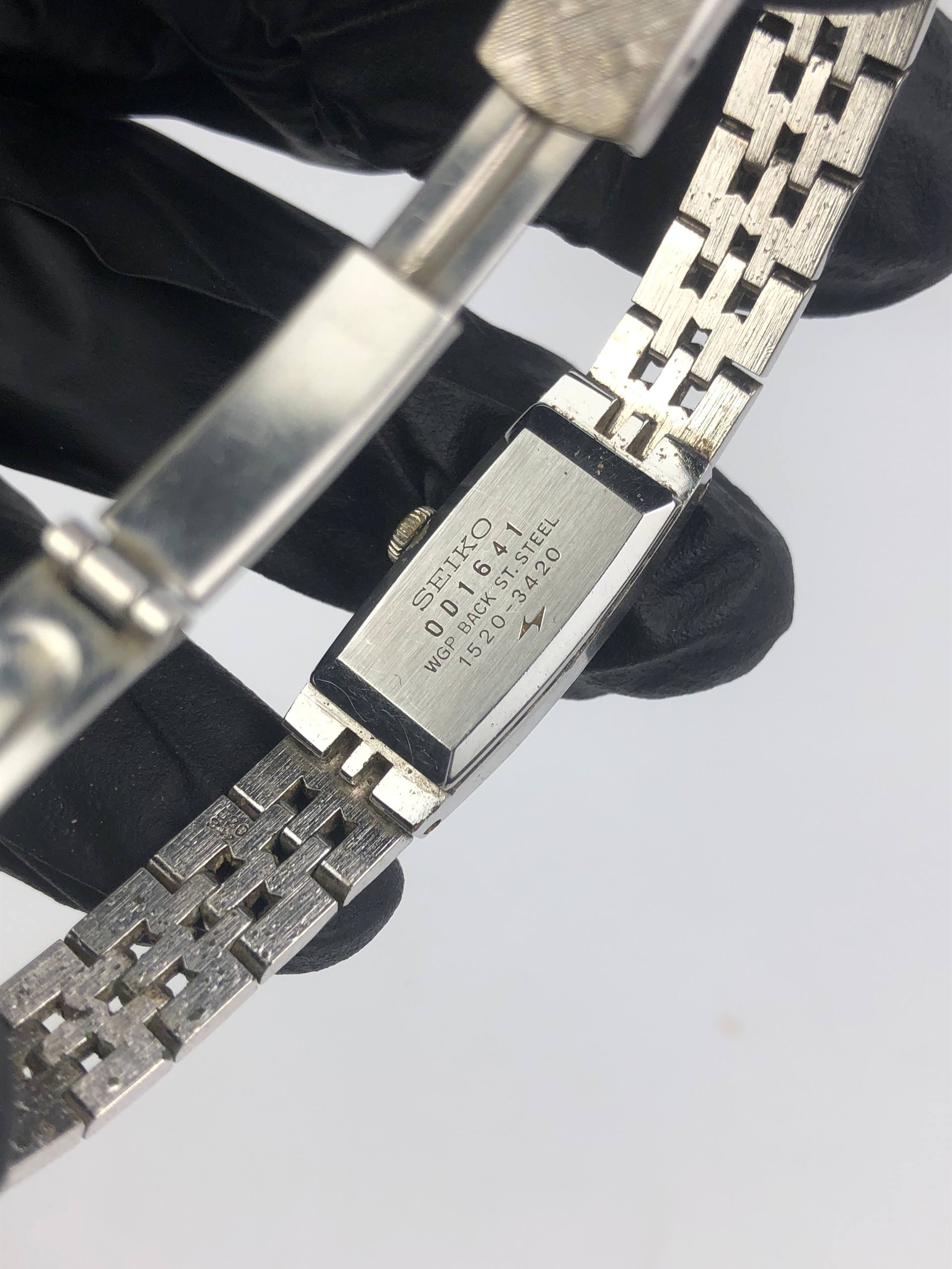 SEIKO 1520-3420 BANGLE TV LADIES VINTAGE - Gambar 8