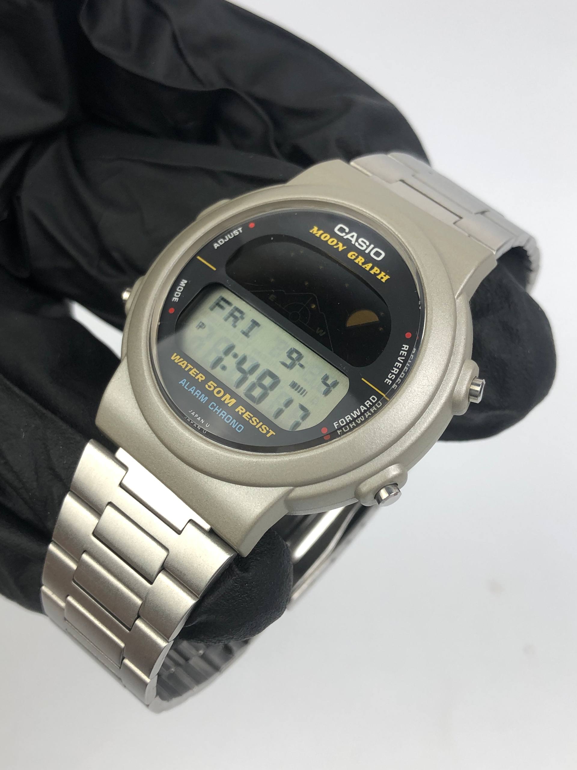 RARE CASIO MOONGRAPH GMW-60 ORIGINAL - Gambar 3