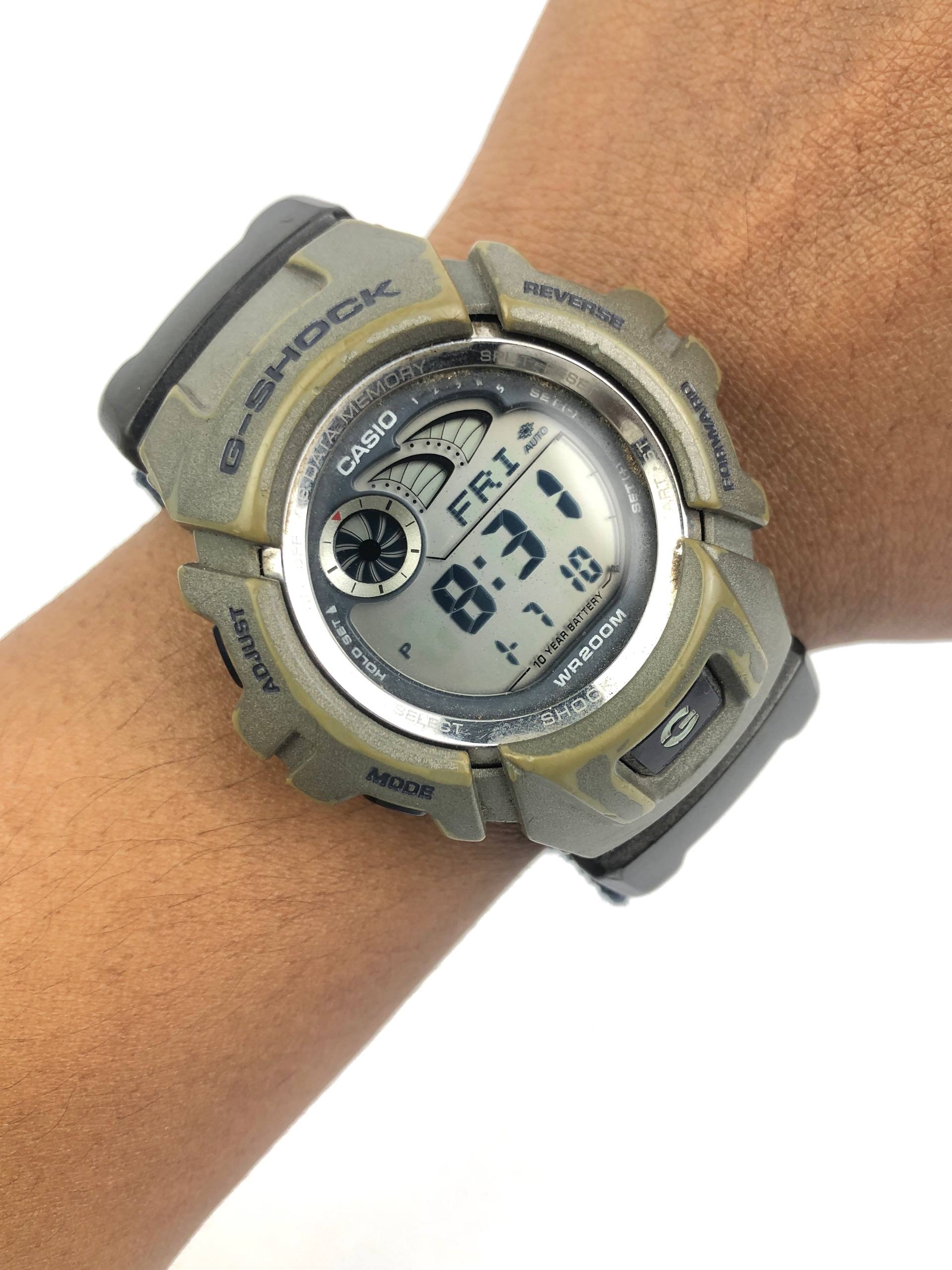 G SHOCK VINTAGE G 2900 DATA MEMORY VELCRO STRAP