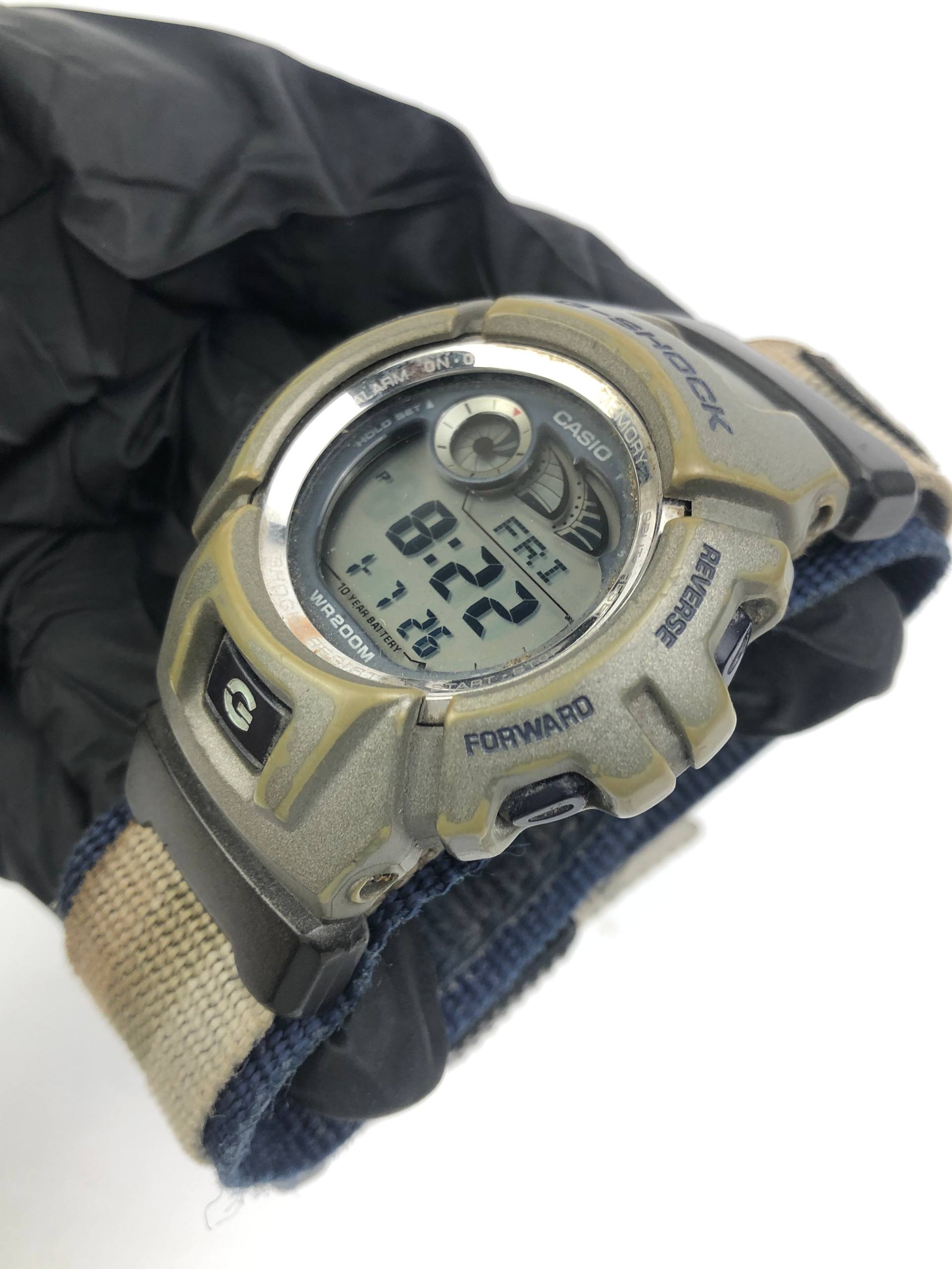G SHOCK VINTAGE G 2900 DATA MEMORY VELCRO STRAP - Gambar 3
