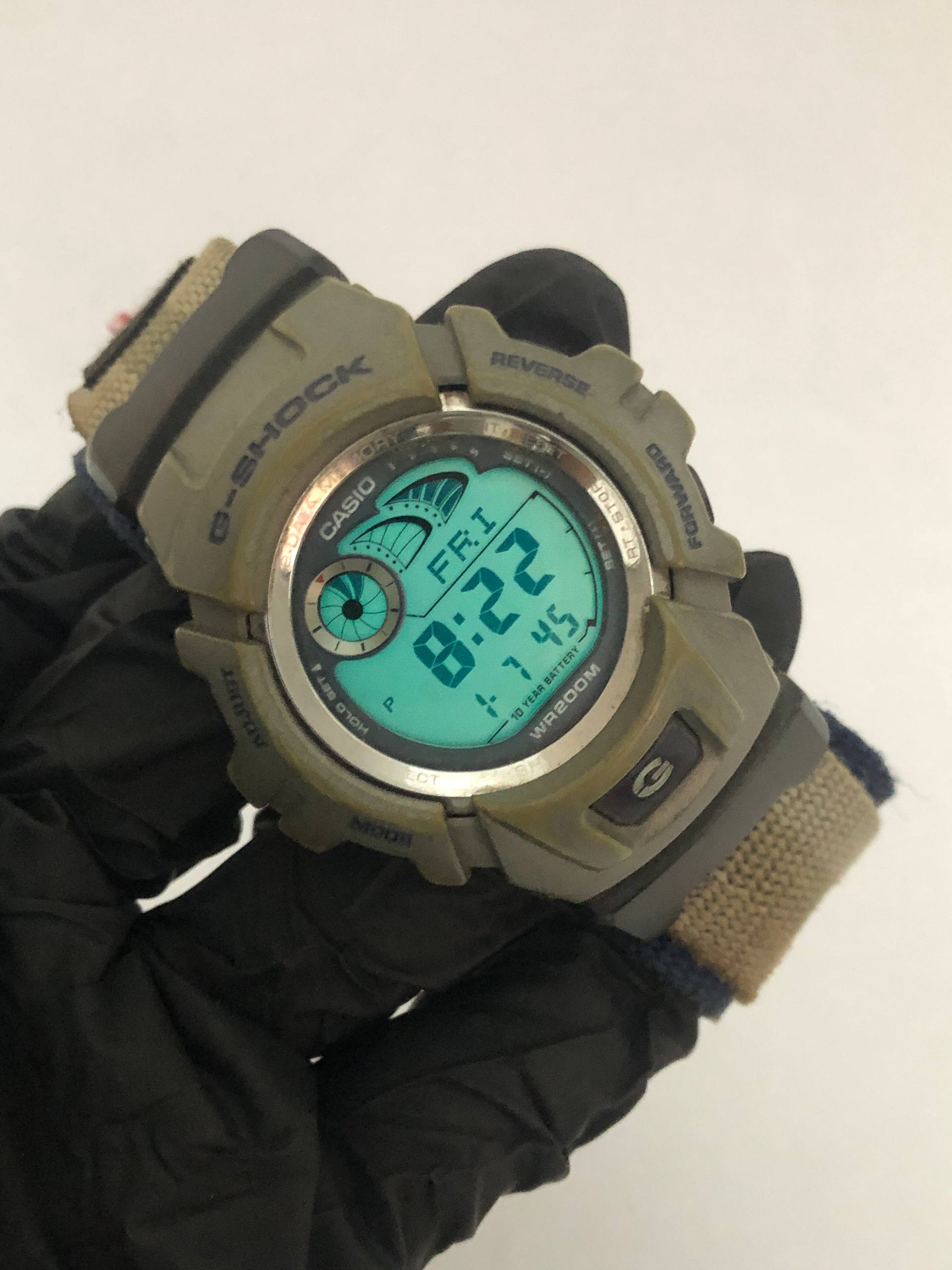 G SHOCK VINTAGE G 2900 DATA MEMORY VELCRO STRAP - Gambar 5