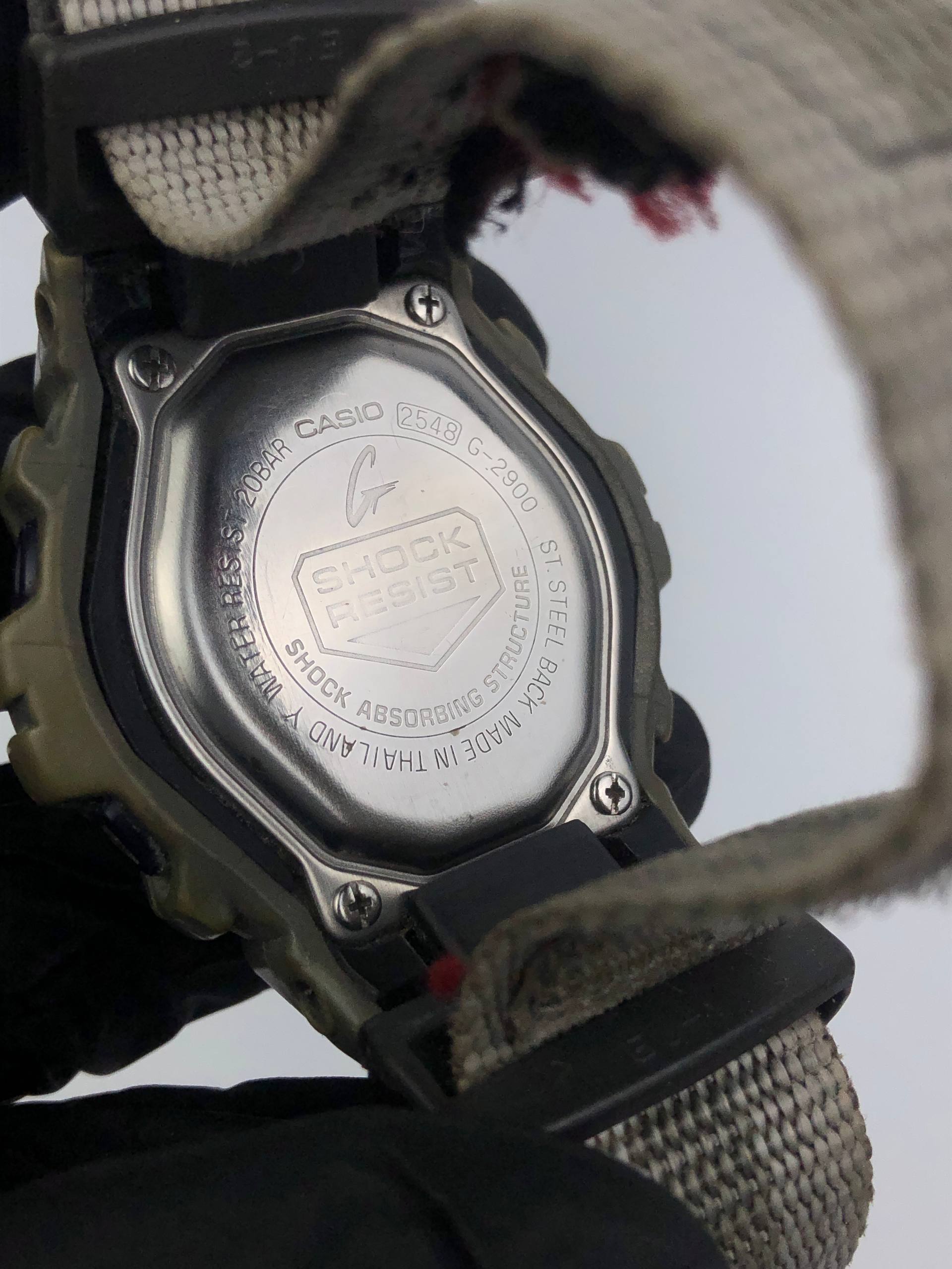 G SHOCK VINTAGE G 2900 DATA MEMORY VELCRO STRAP - Gambar 9
