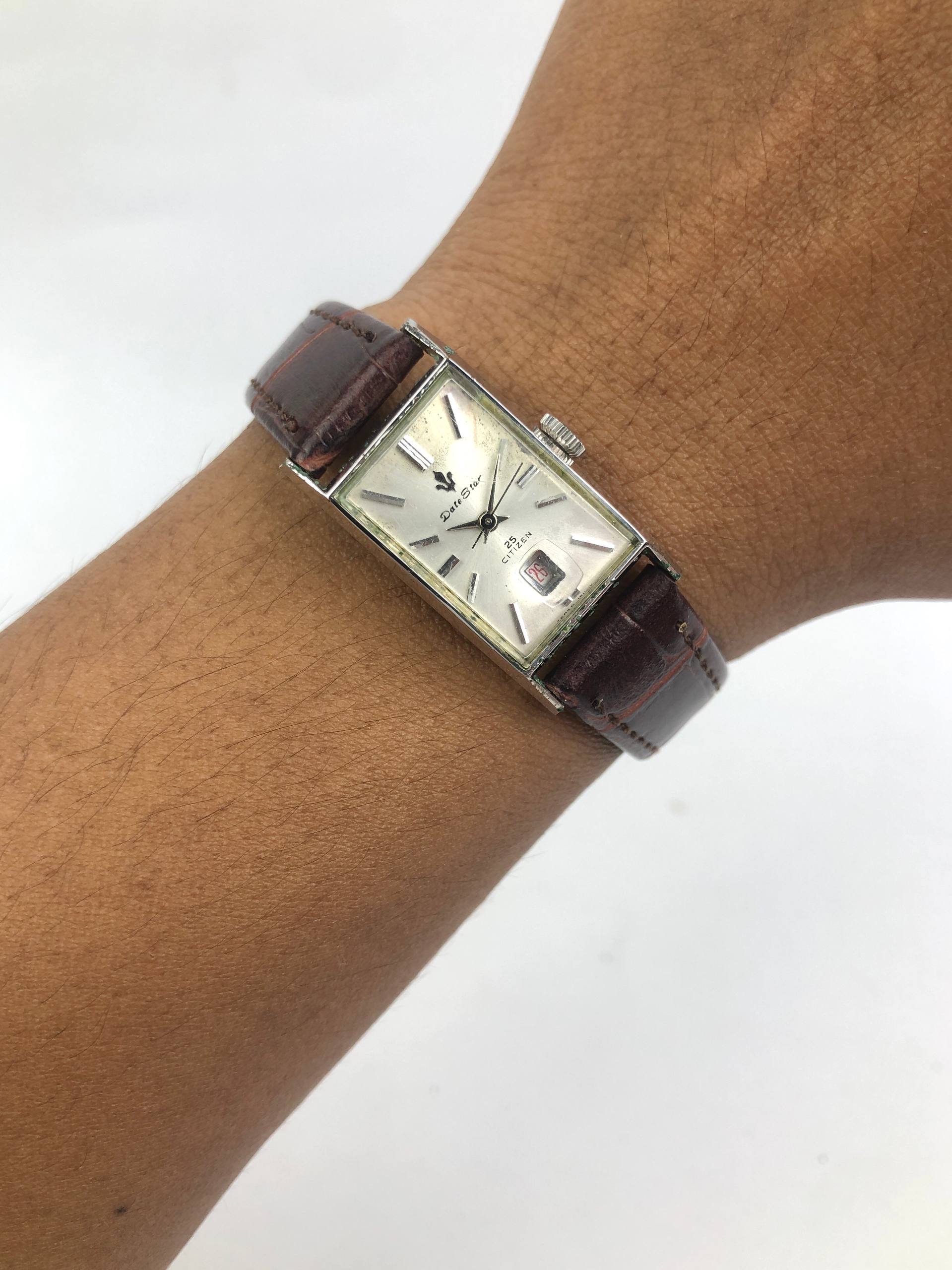 CITIZEN DATE STAR TANK VINTAGE MANUAL