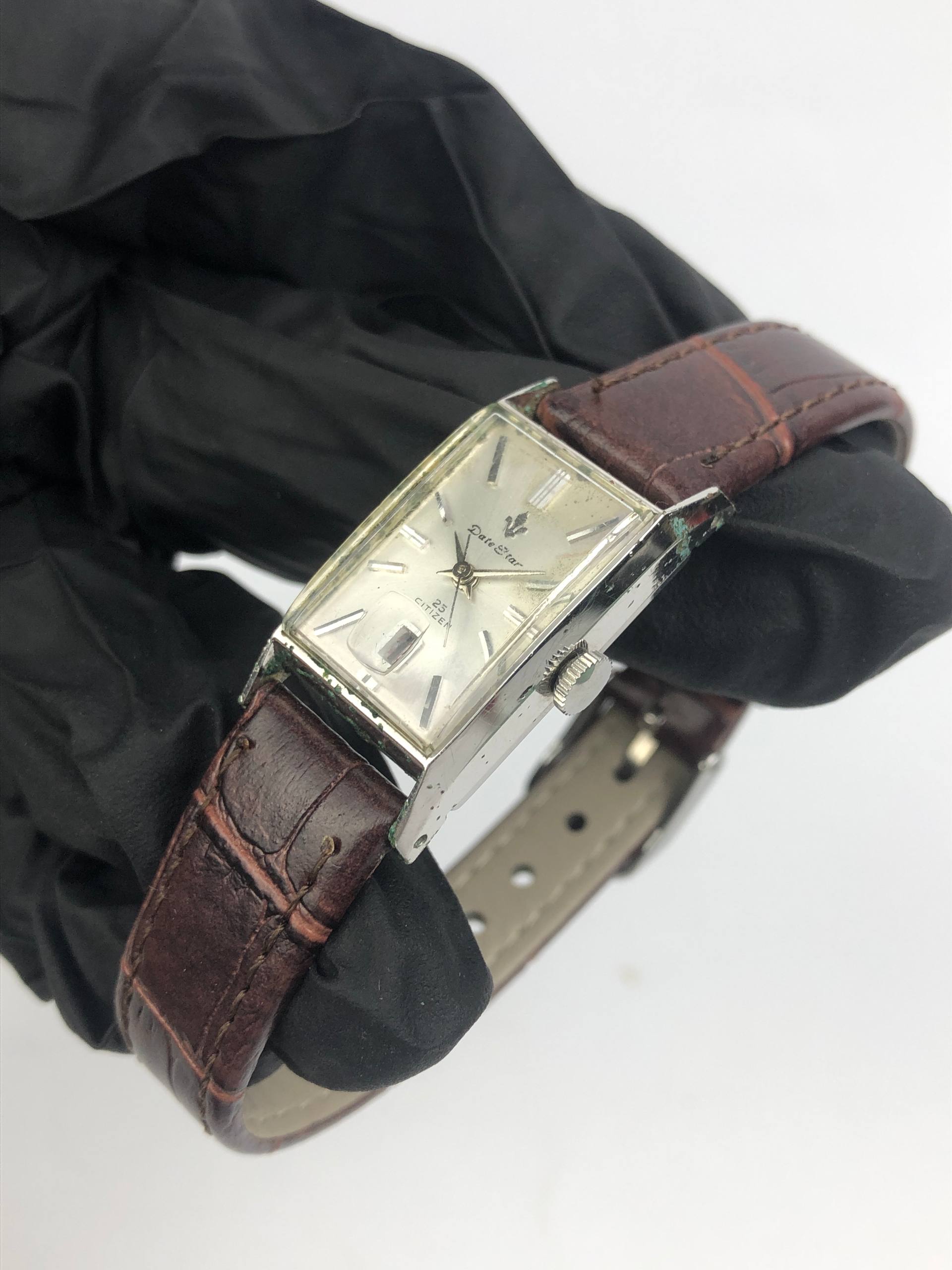 CITIZEN DATE STAR TANK VINTAGE MANUAL - Gambar 3