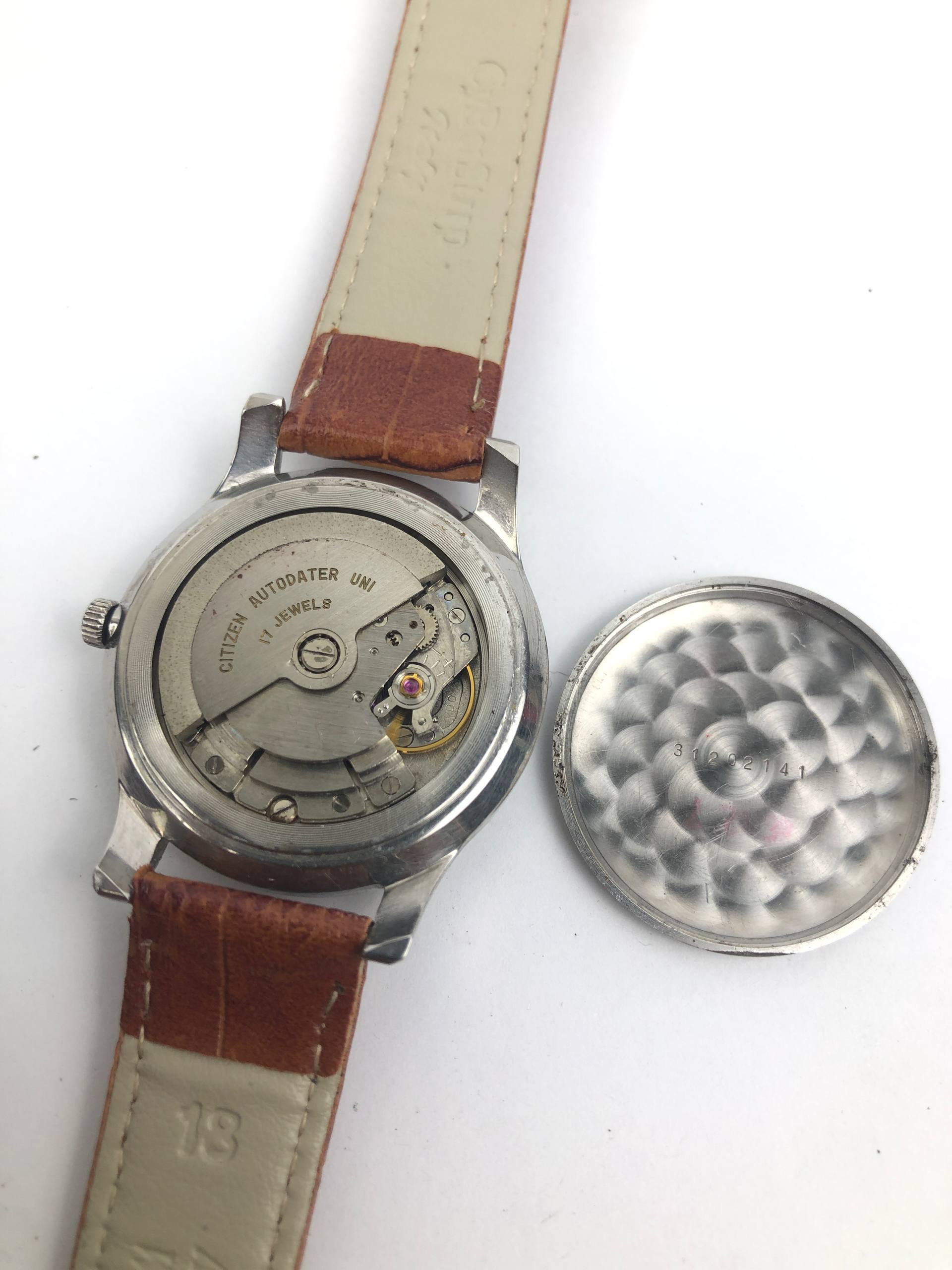 CITIZEN AUTODATER UNI AUTOMATIC 17JEWELS JET MOVEMENT - Gambar 8