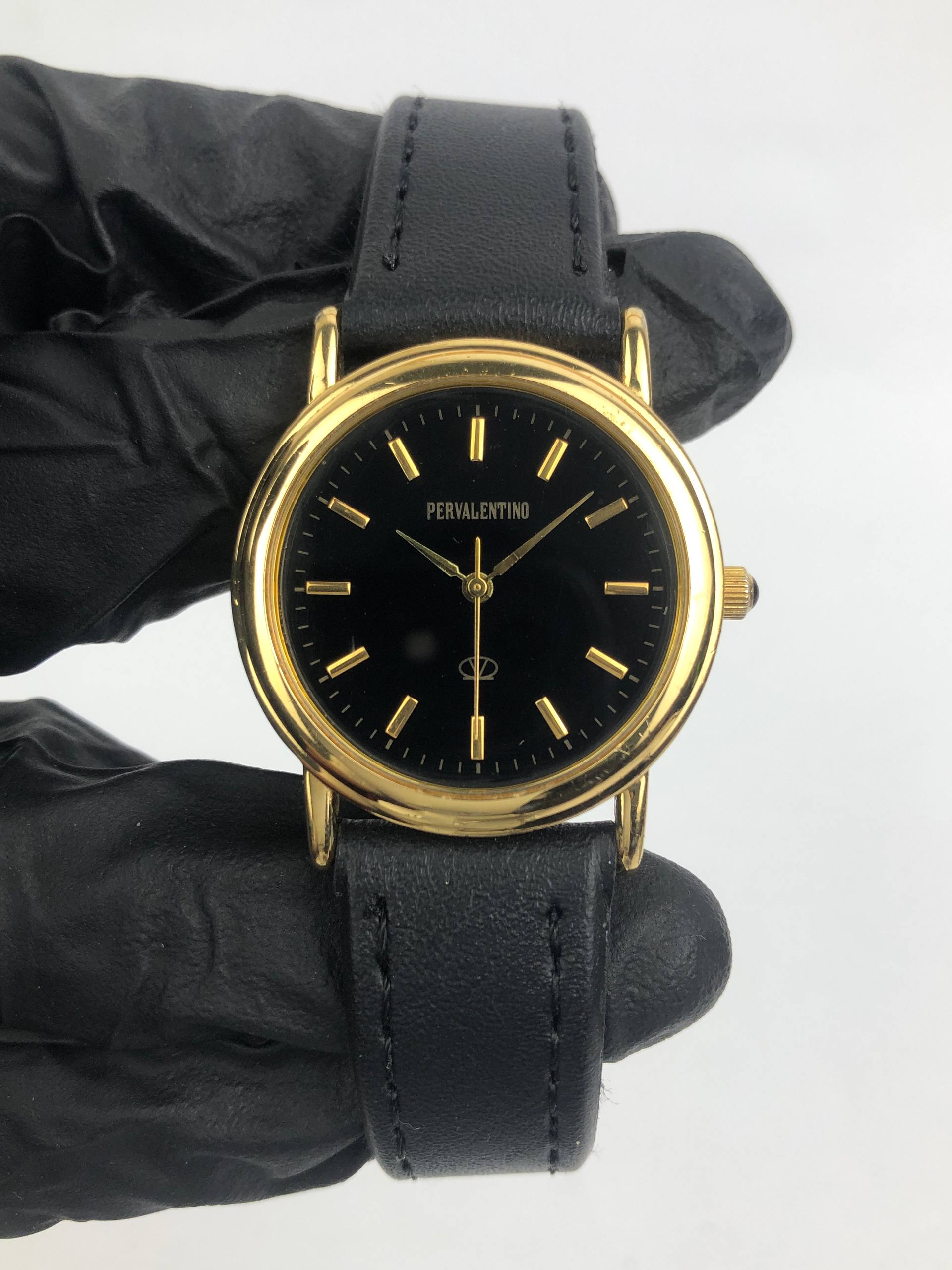 PERVALENTINO VINTAGE WATCH GOLD TONE - Gambar 2