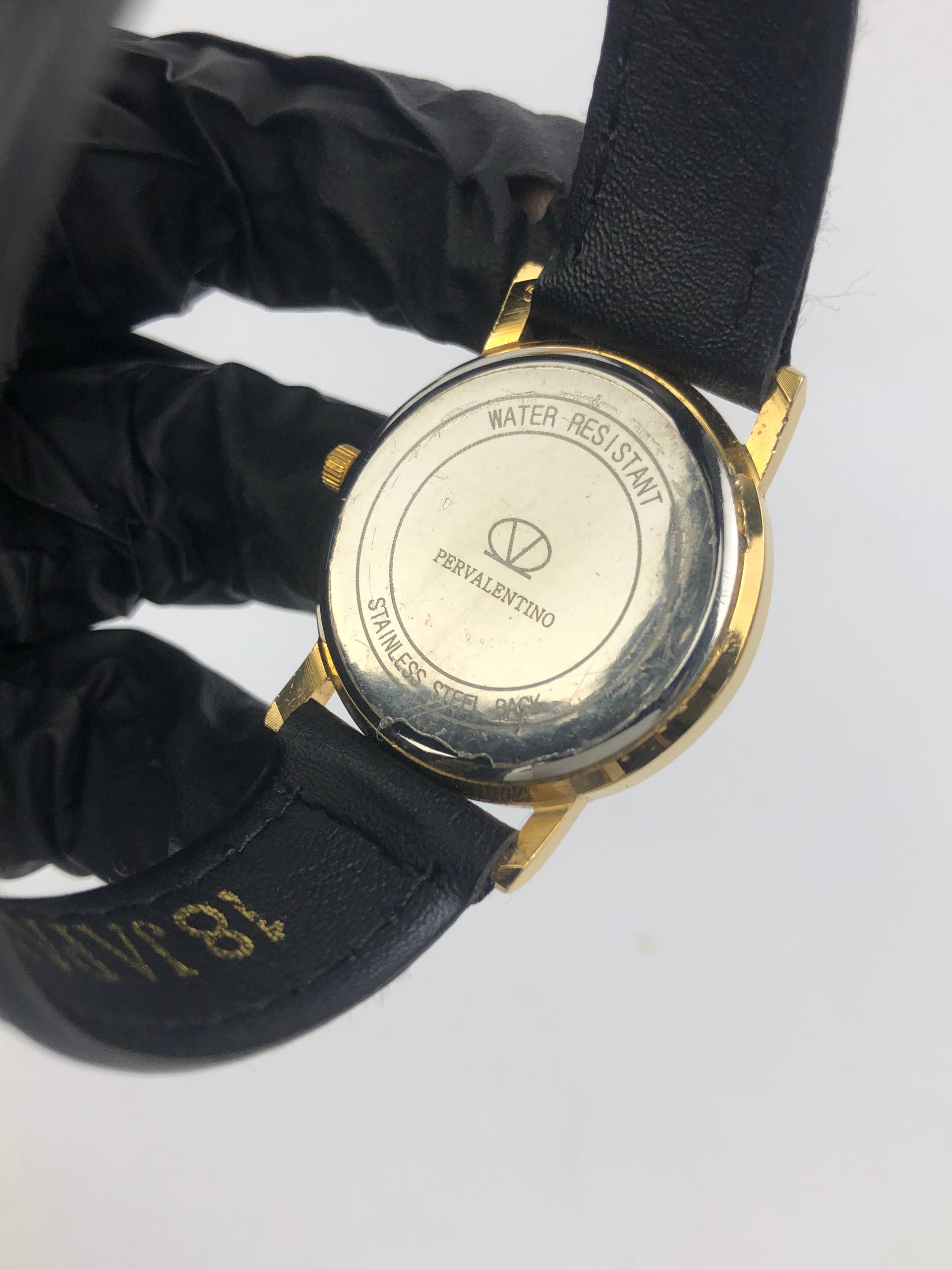 PERVALENTINO VINTAGE WATCH GOLD TONE - Gambar 7