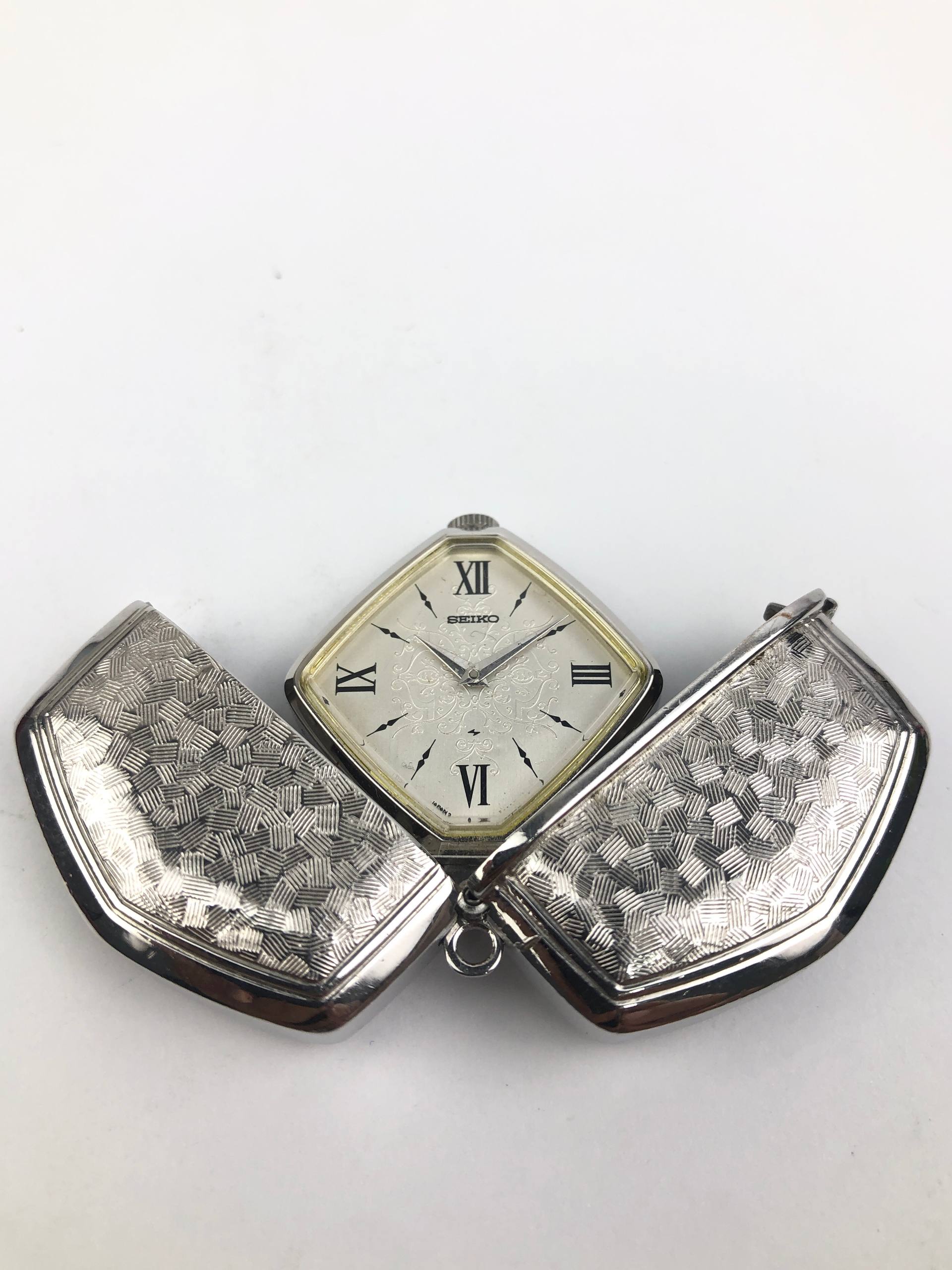 SEIKO MOKOTARO MEDALION/POCKET WATCH 11-9990 JAPAN ORIGINAL