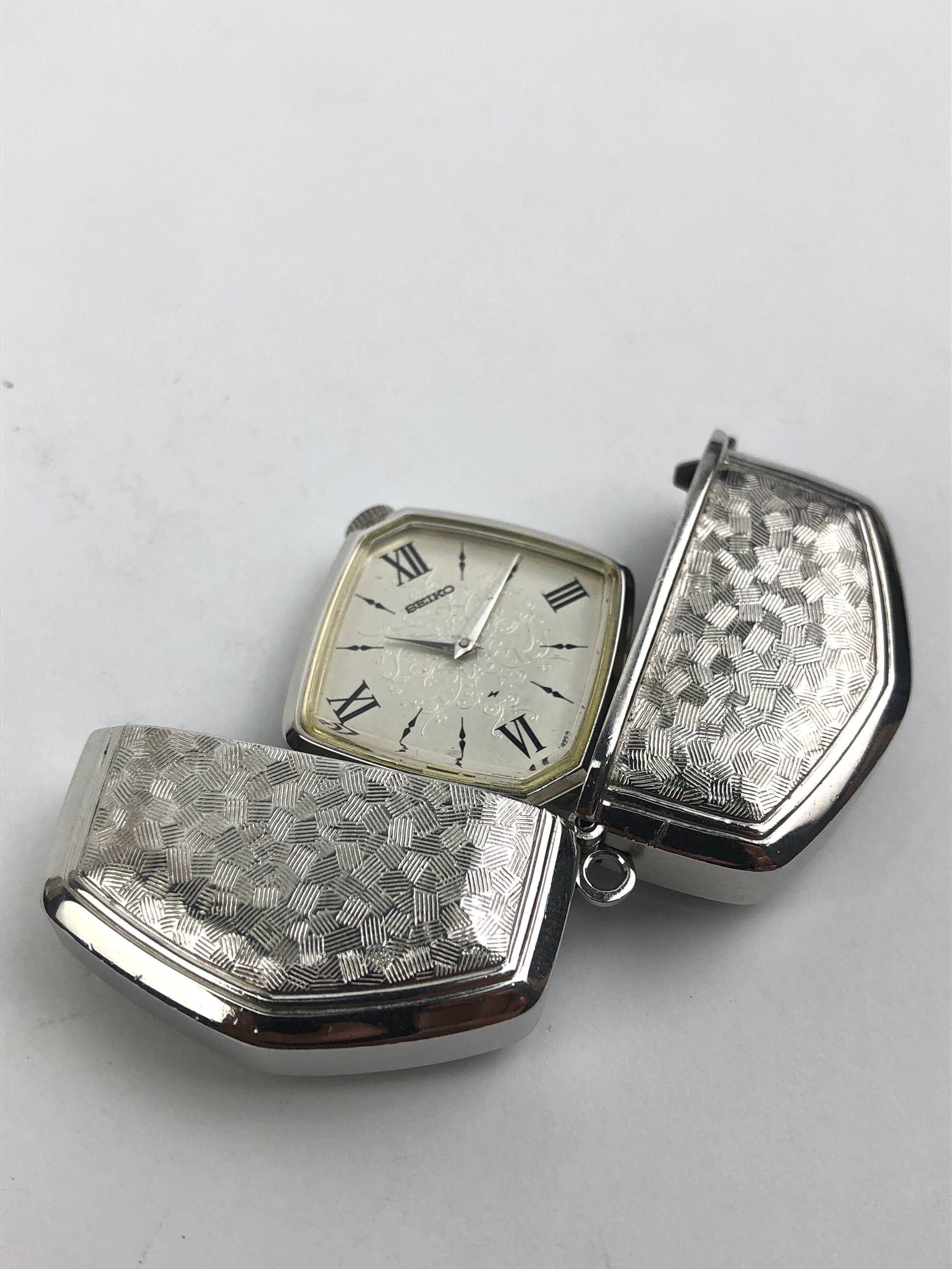 SEIKO MOKOTARO MEDALION/POCKET WATCH 11-9990 JAPAN ORIGINAL - Gambar 2