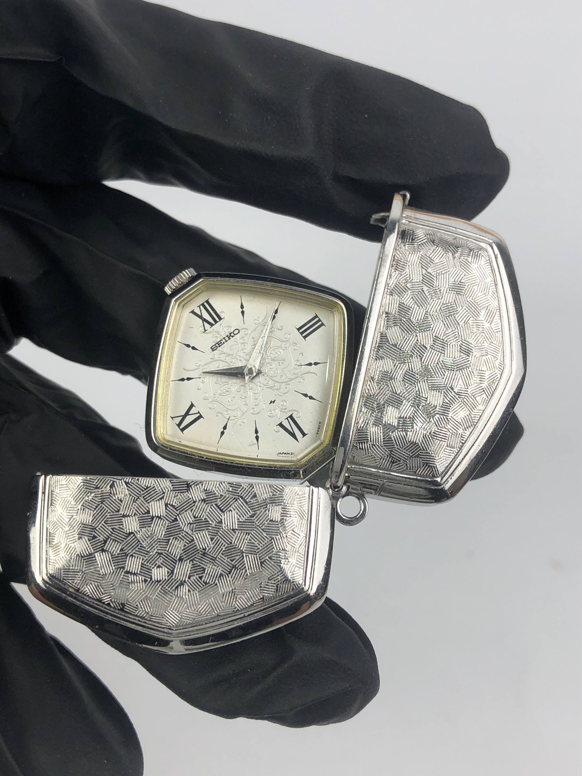 SEIKO MOKOTARO MEDALION/POCKET WATCH 11-9990 JAPAN ORIGINAL - Gambar 5