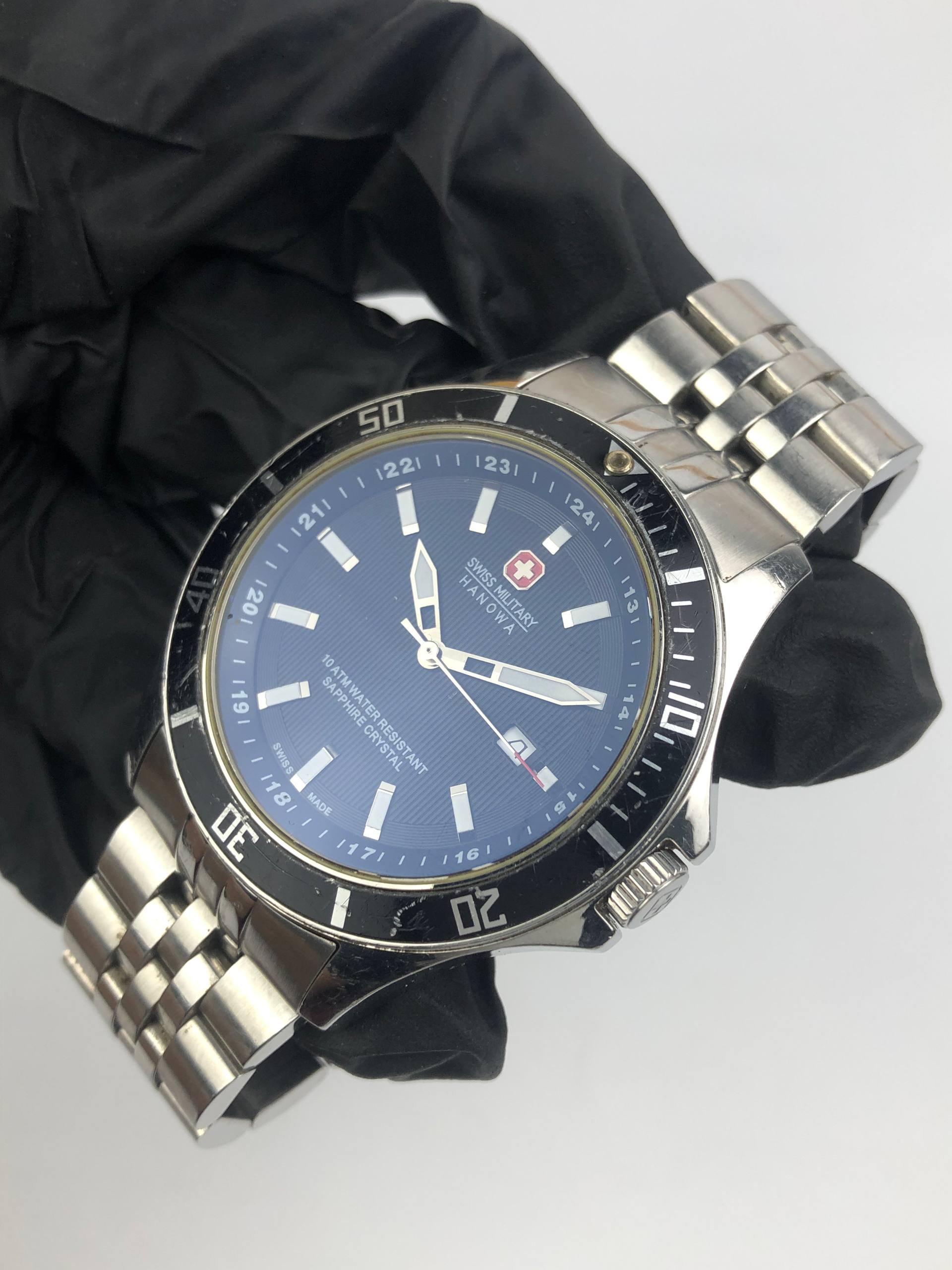 SWISS MILITARY HANOWA 6.16157 QUARTZ SWISS ALL ORI - Gambar 3