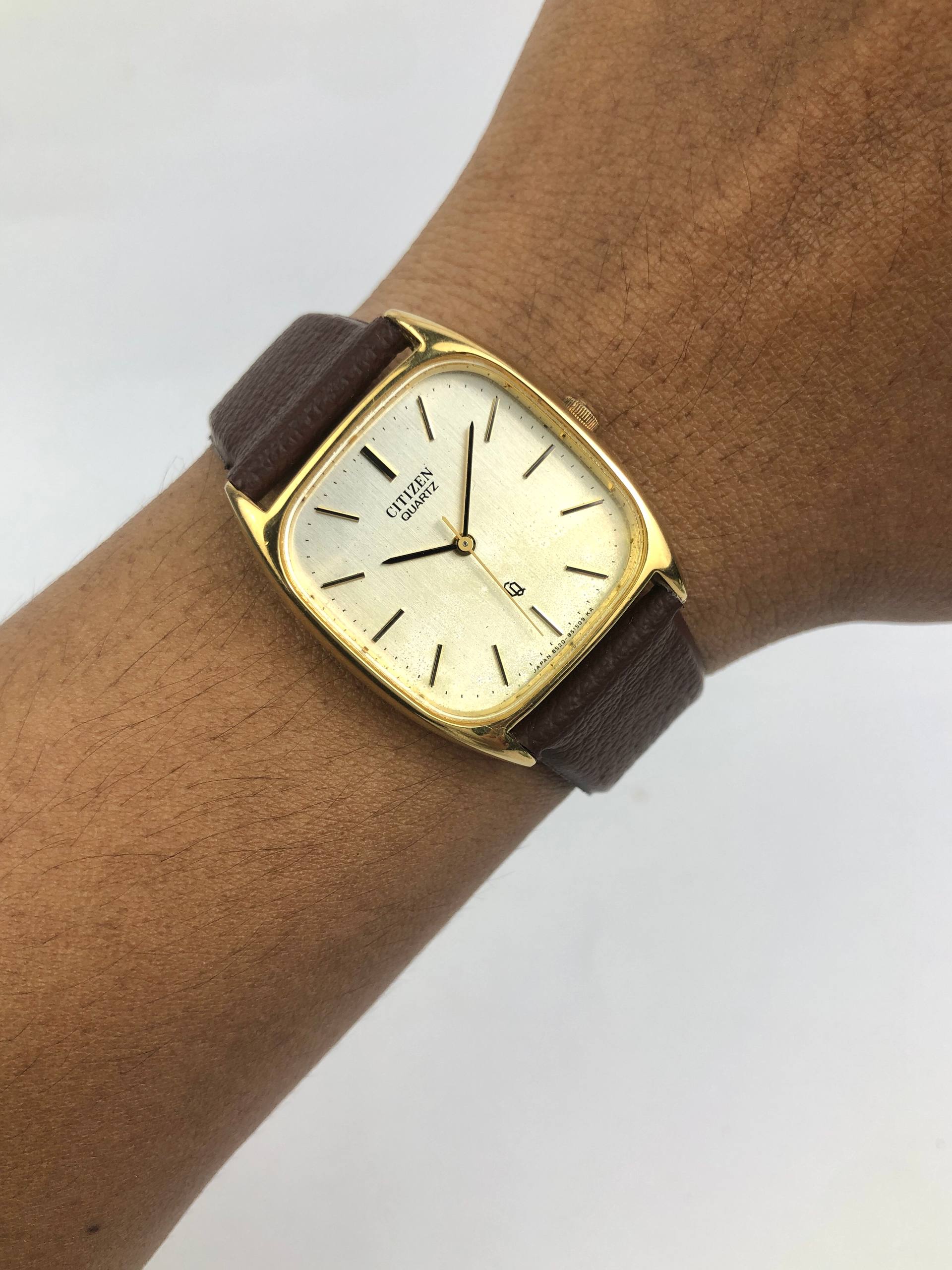 CITIZEN CRYSTON QUARTZ CQ 50-7369 MAN SIZE ORIGINAL