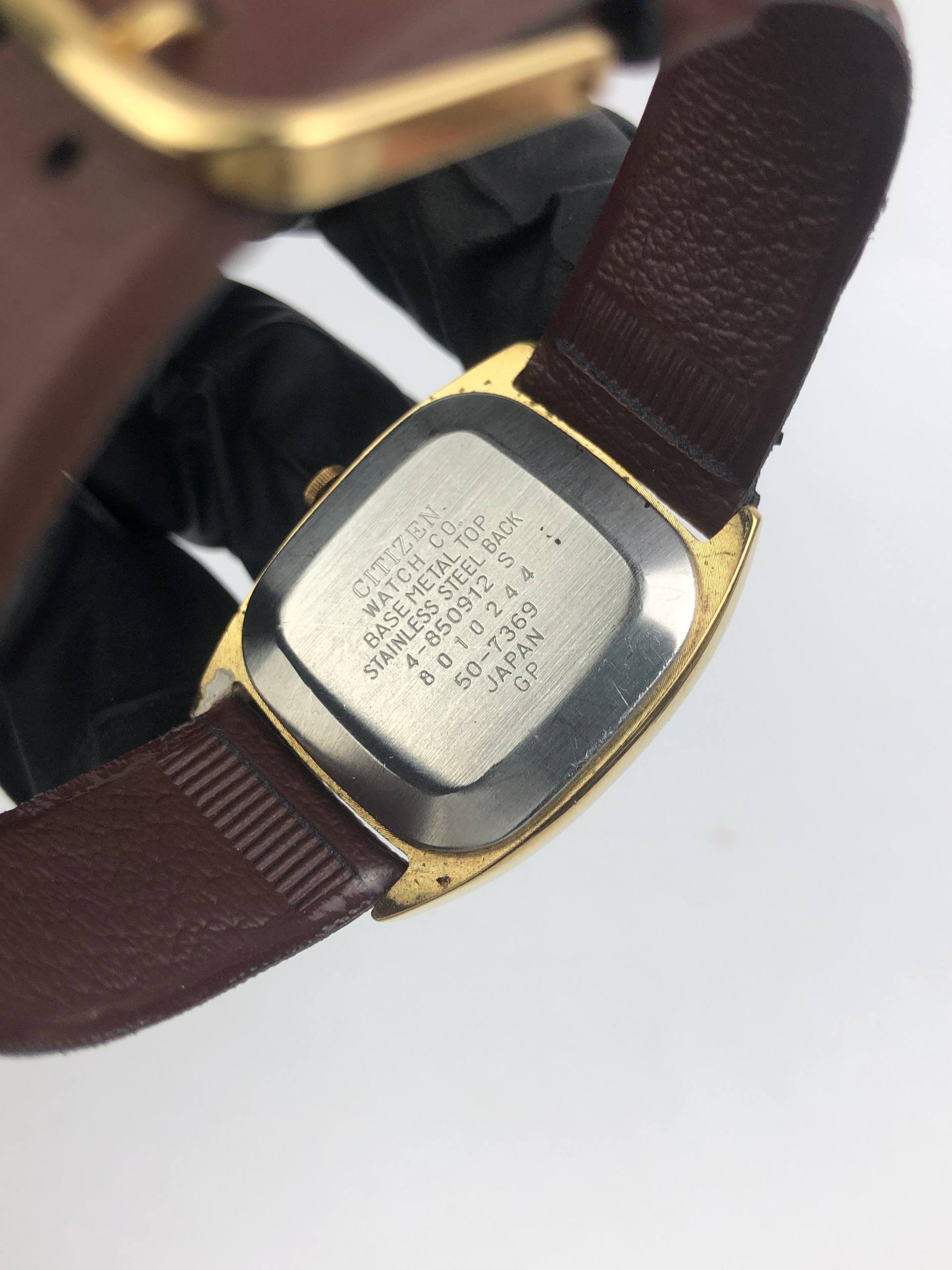 CITIZEN CRYSTON QUARTZ CQ 50-7369 MAN SIZE ORIGINAL - Gambar 7