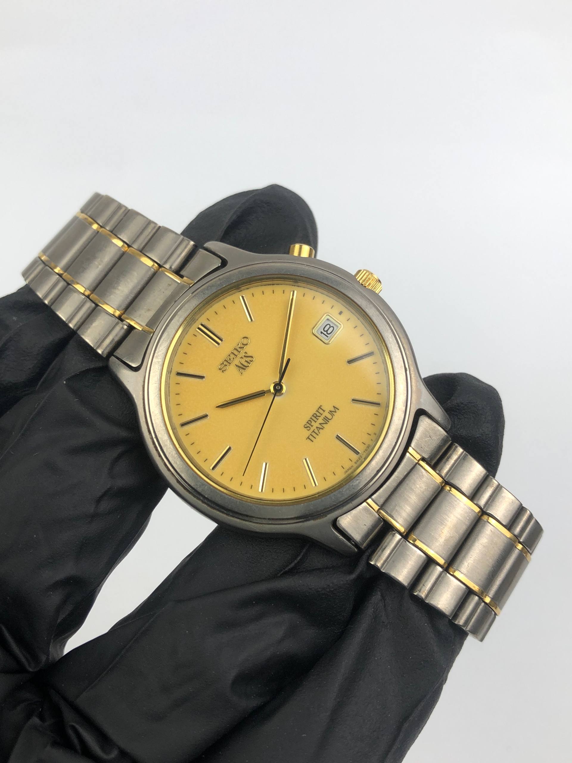 SEIKO 5M22-7B50 AGS SPIRIT FULL TITANIUM ALL ORIGINAL - Gambar 4