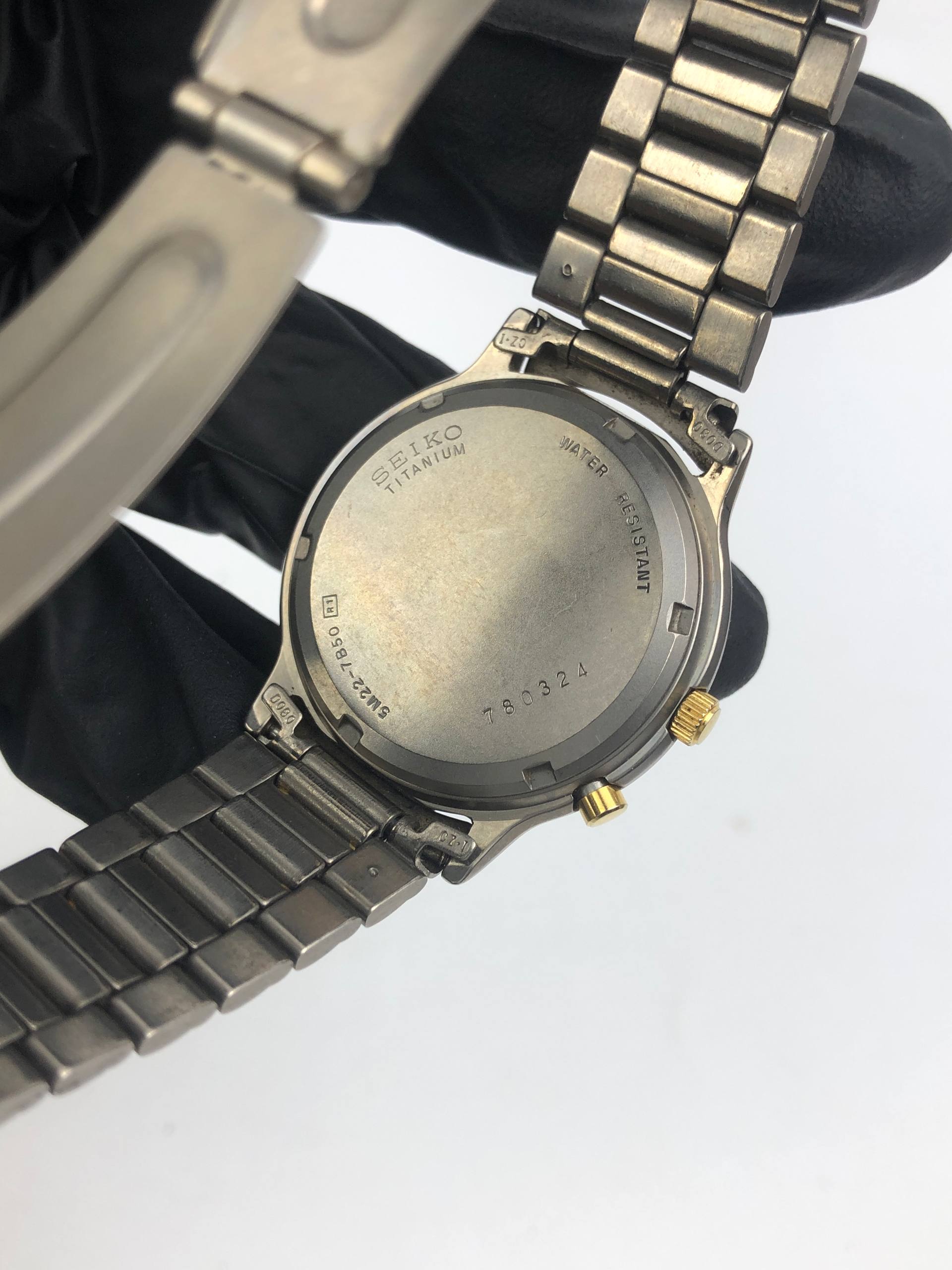 SEIKO 5M22-7B50 AGS SPIRIT FULL TITANIUM ALL ORIGINAL - Gambar 7